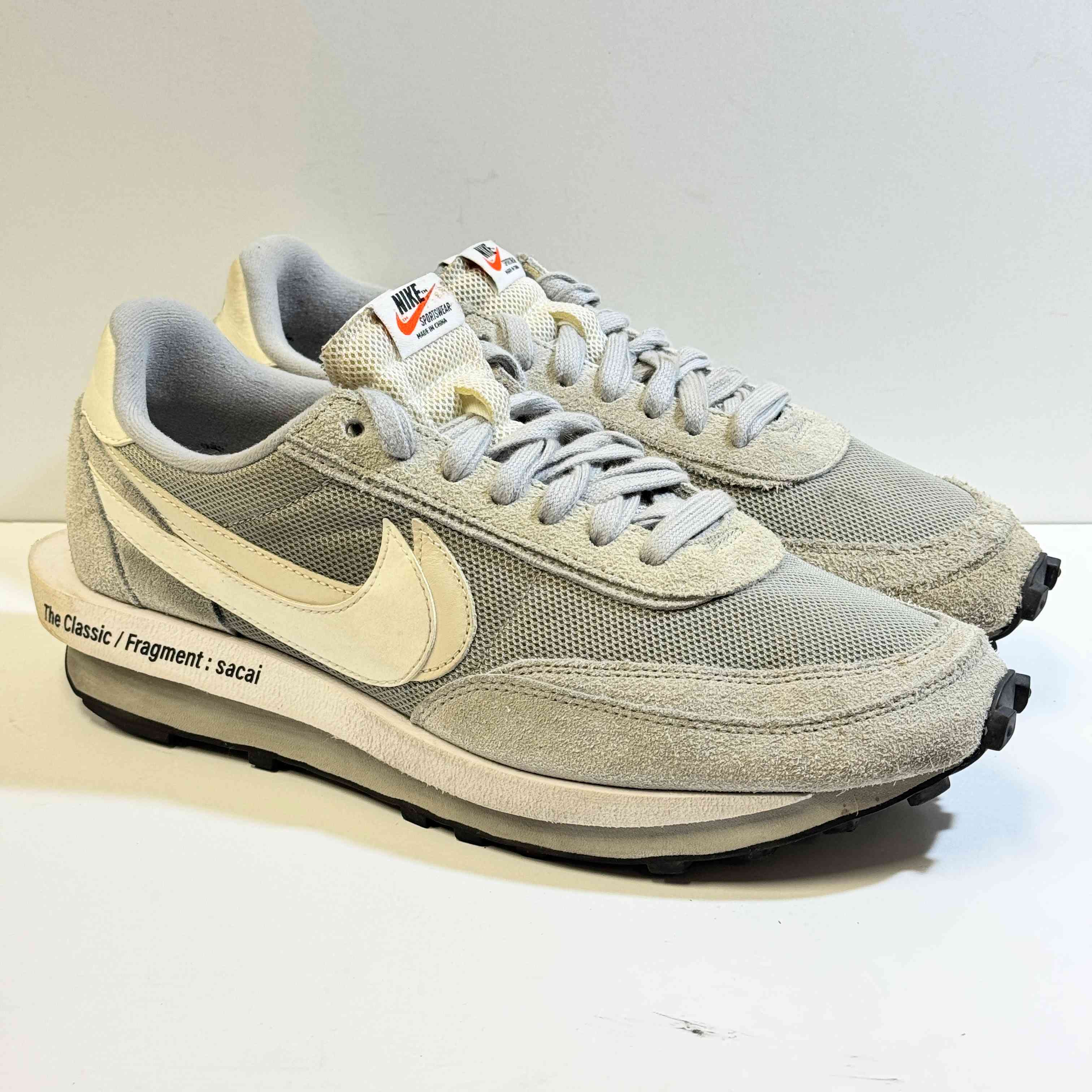 【US12】 NIKE SB LDWAFFLE / SF SACAI/FRAGMENT DH2684-001 【USED】