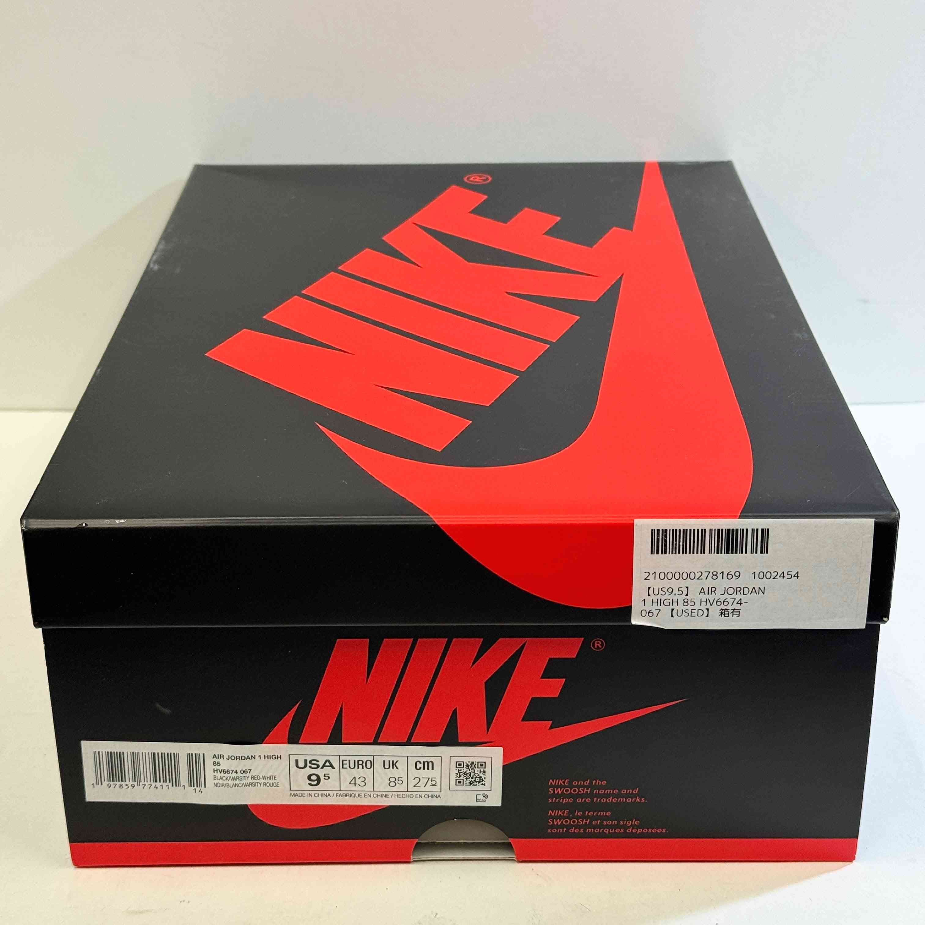【US9.5】 AIR JORDAN 1 HIGH 85 HV6674-067 【USED】