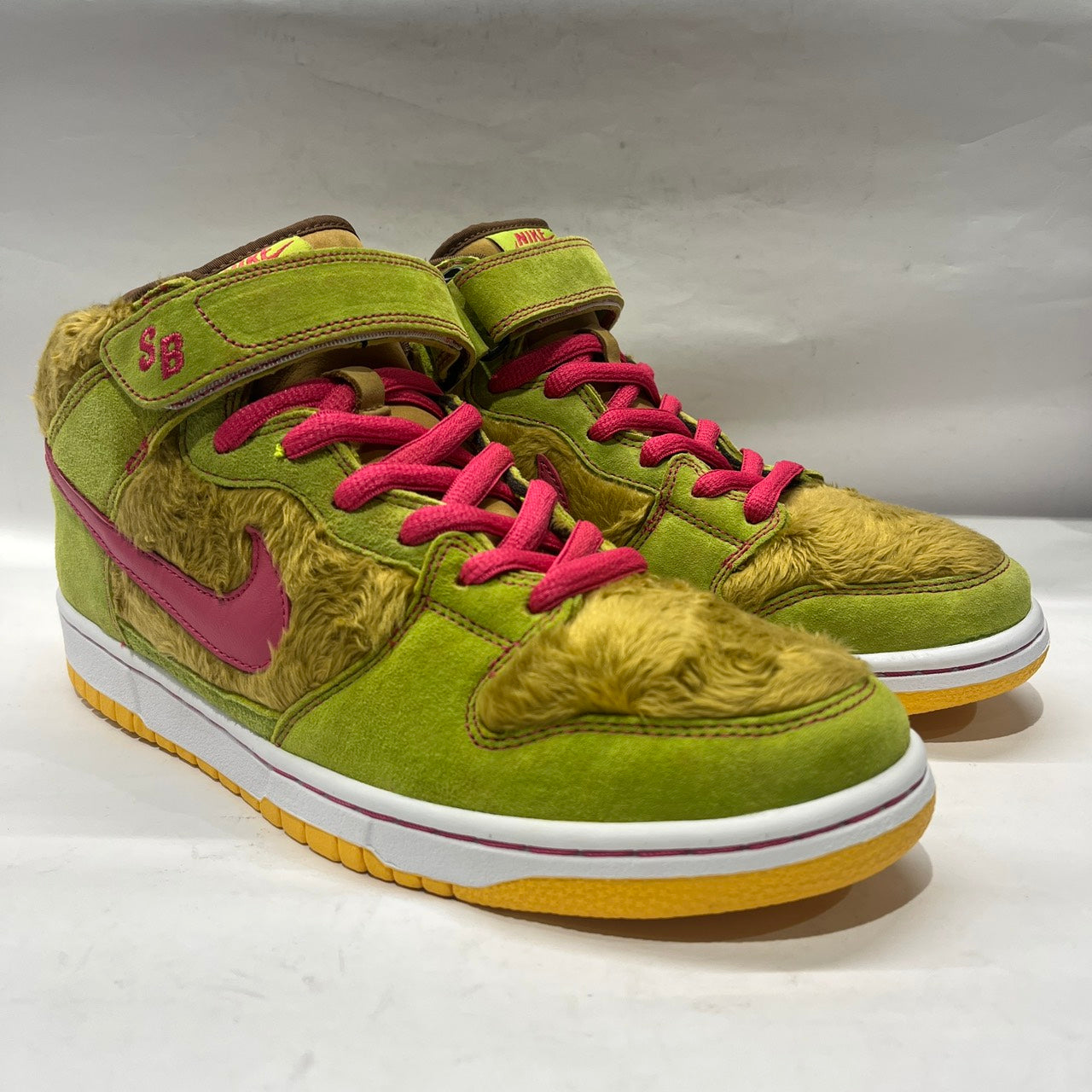 US10】 NIKE SB DUNK MID PREMIUM SB MAMA BEAR 314381-761 【USED