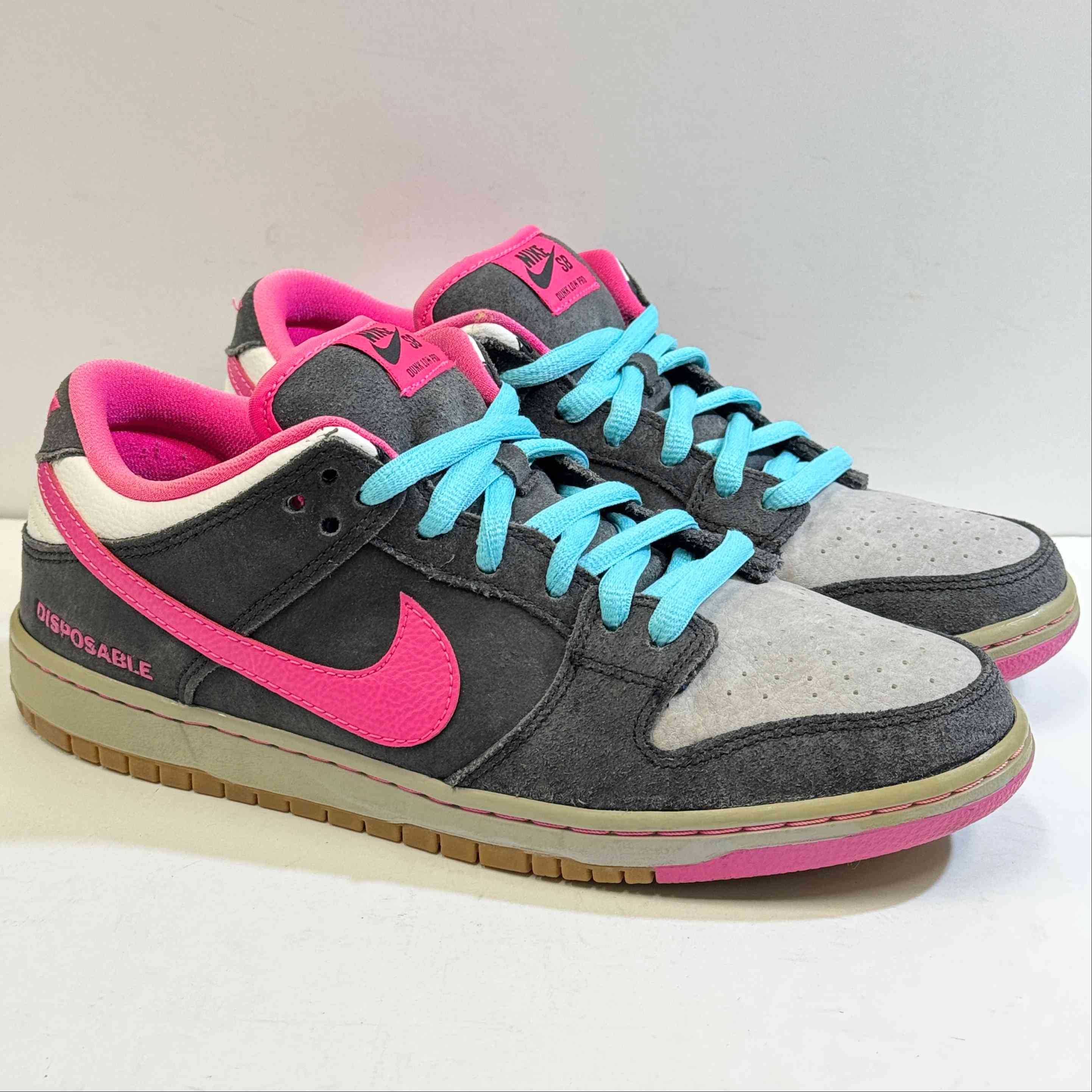 【US9.5】 NIKE SB SB DUNK LOW SB QS DISPOSABLE 504750-061 【USED】 箱無