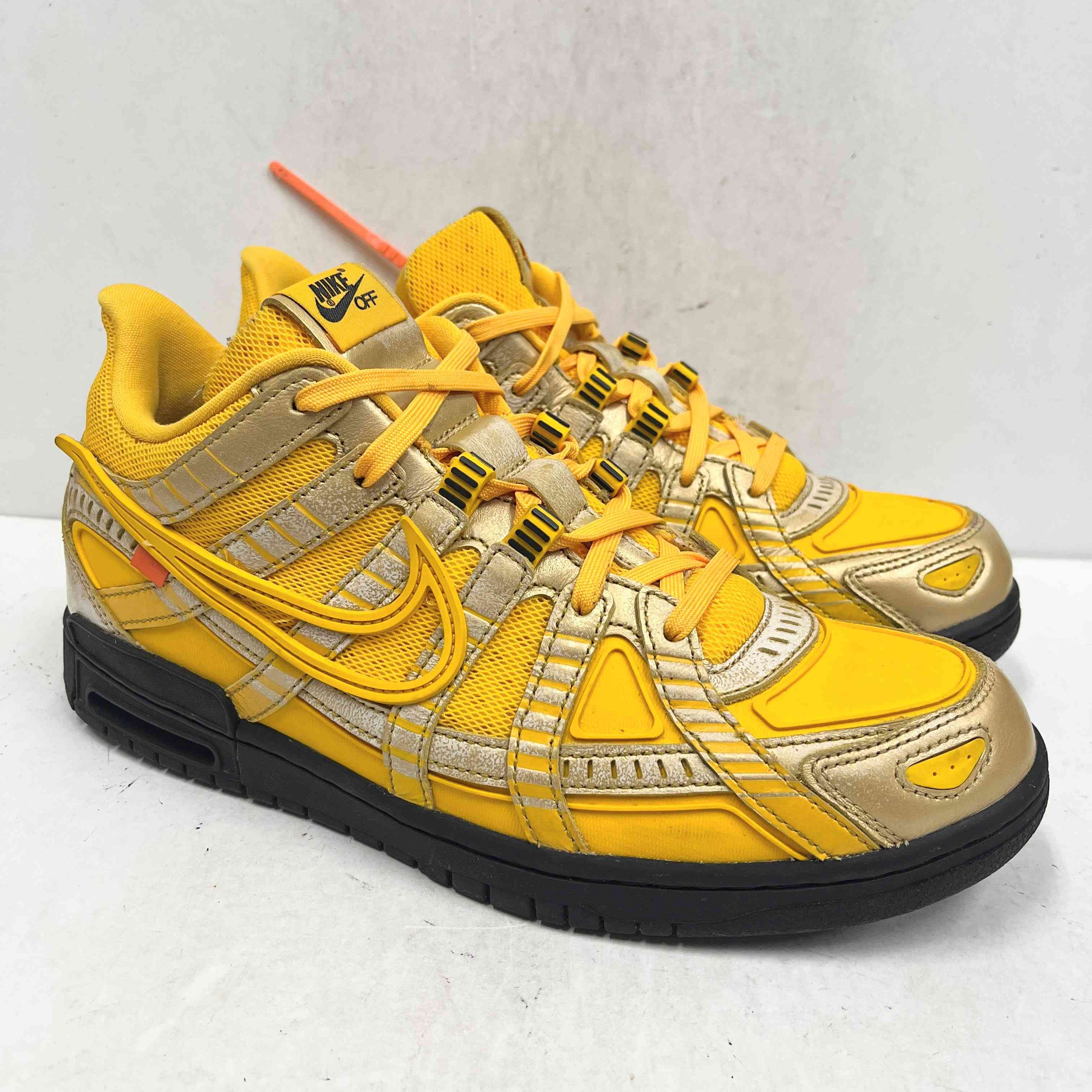 【US10.5】 NIKE OFF WHITE RUBBER DUNK CU6015-700 【USED】