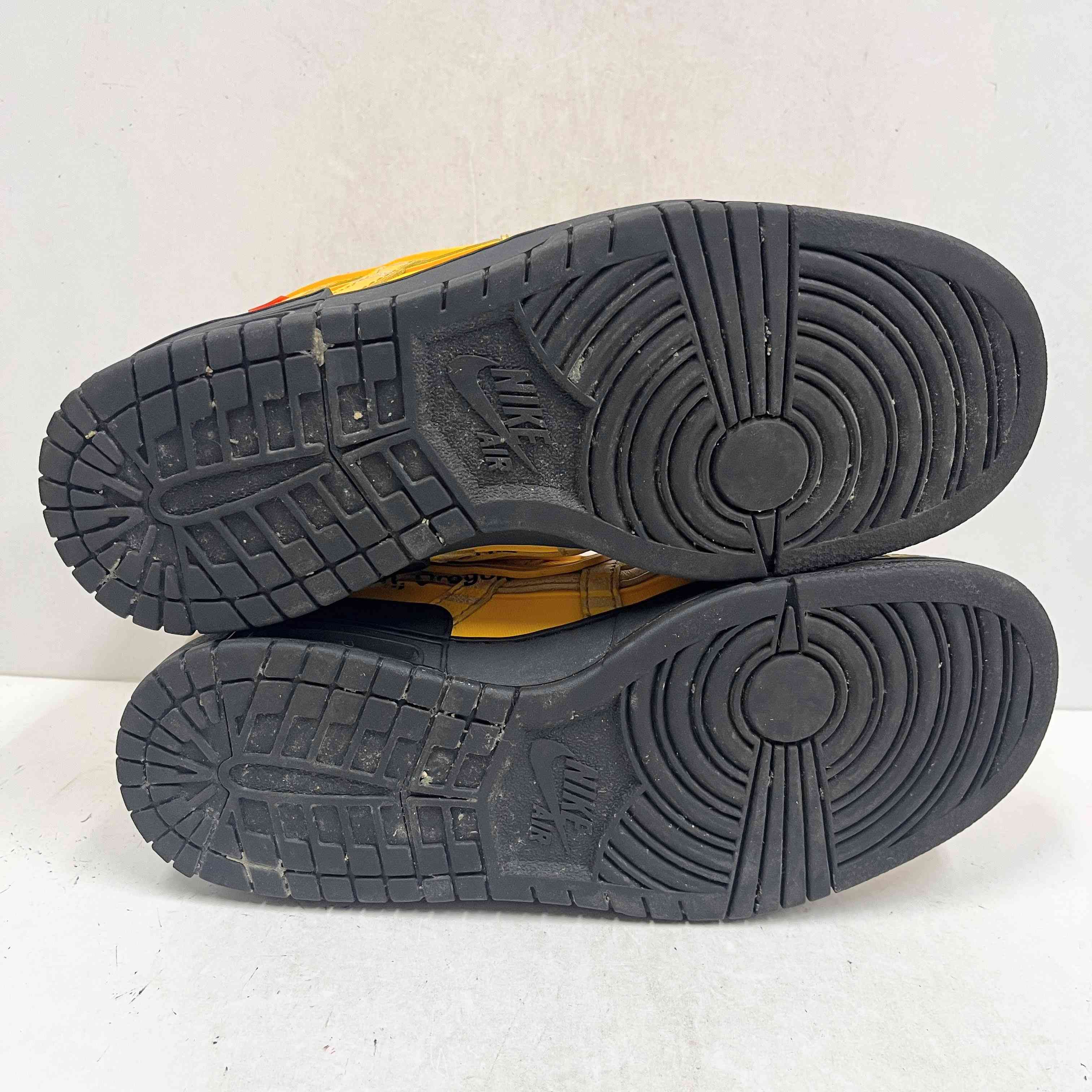 【US10.5】 NIKE OFF WHITE RUBBER DUNK CU6015-700 【USED】