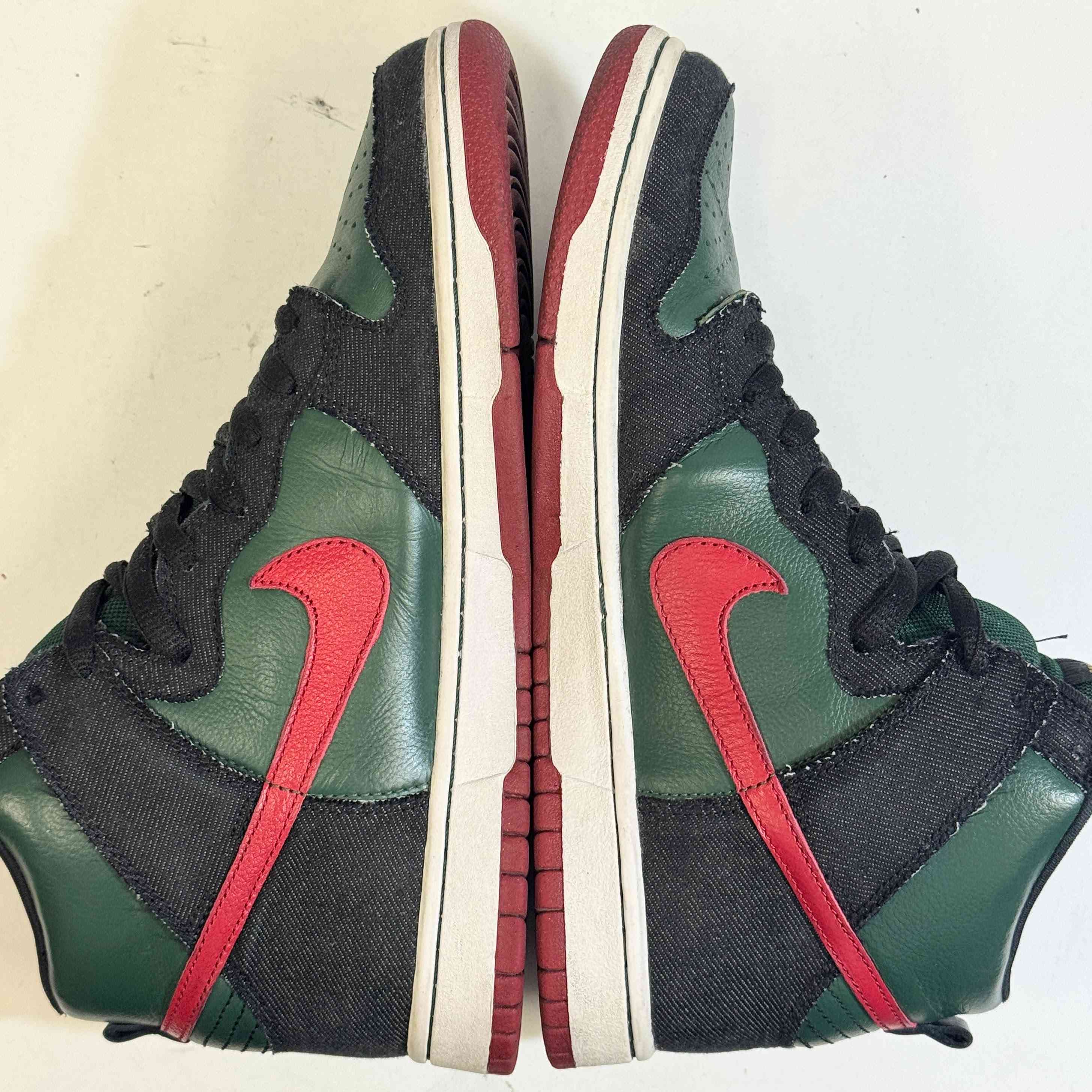 US9.5】 NIKE SB DUNK HIGH PREMIUM SB RESN RESN 313171-362 【USED