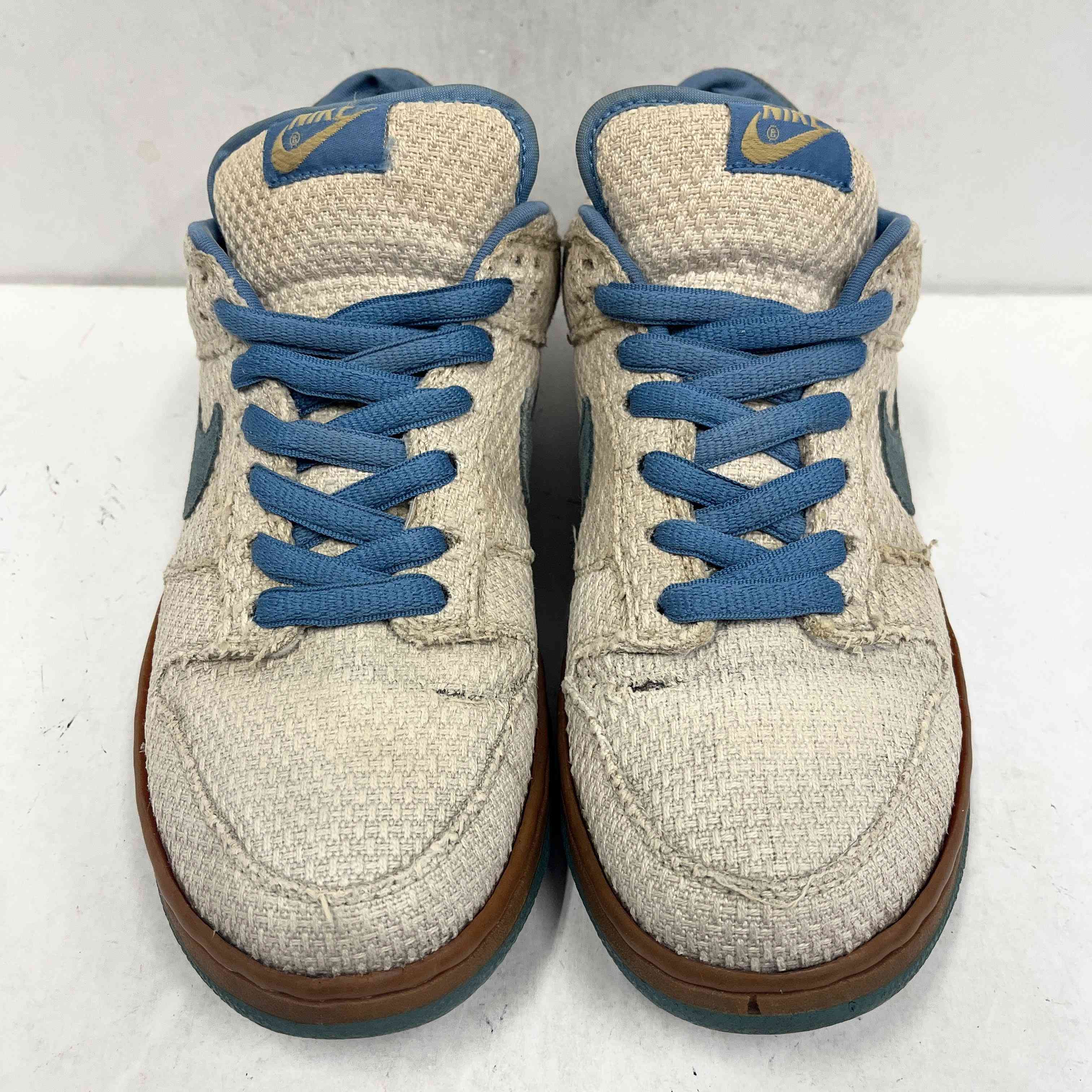 【US9】 NIKE DUNK LOW SB HEMP BLUE HEMP 304292-741 【USED】 箱無