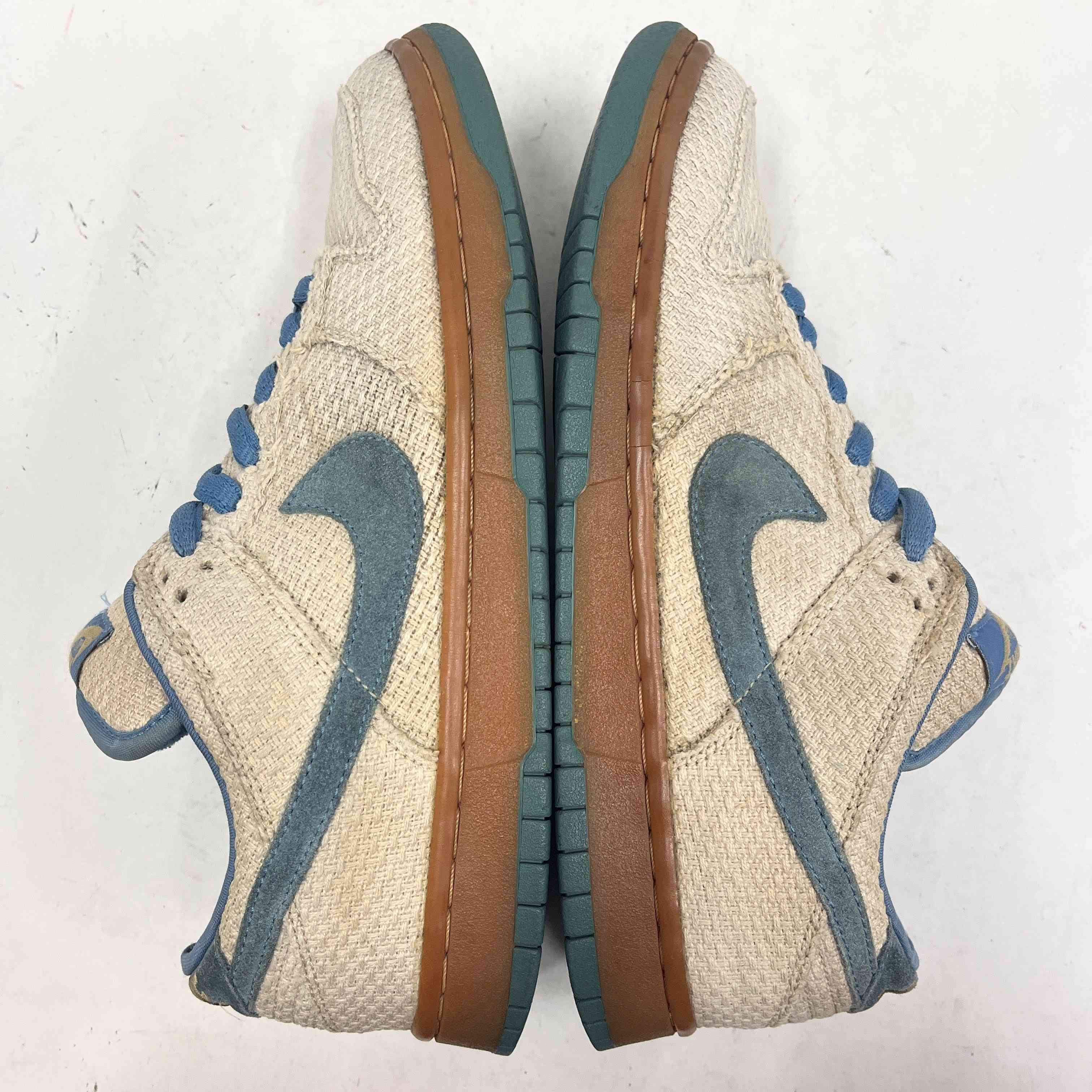 【US9】 NIKE DUNK LOW SB HEMP BLUE HEMP 304292-741 【USED】 箱無