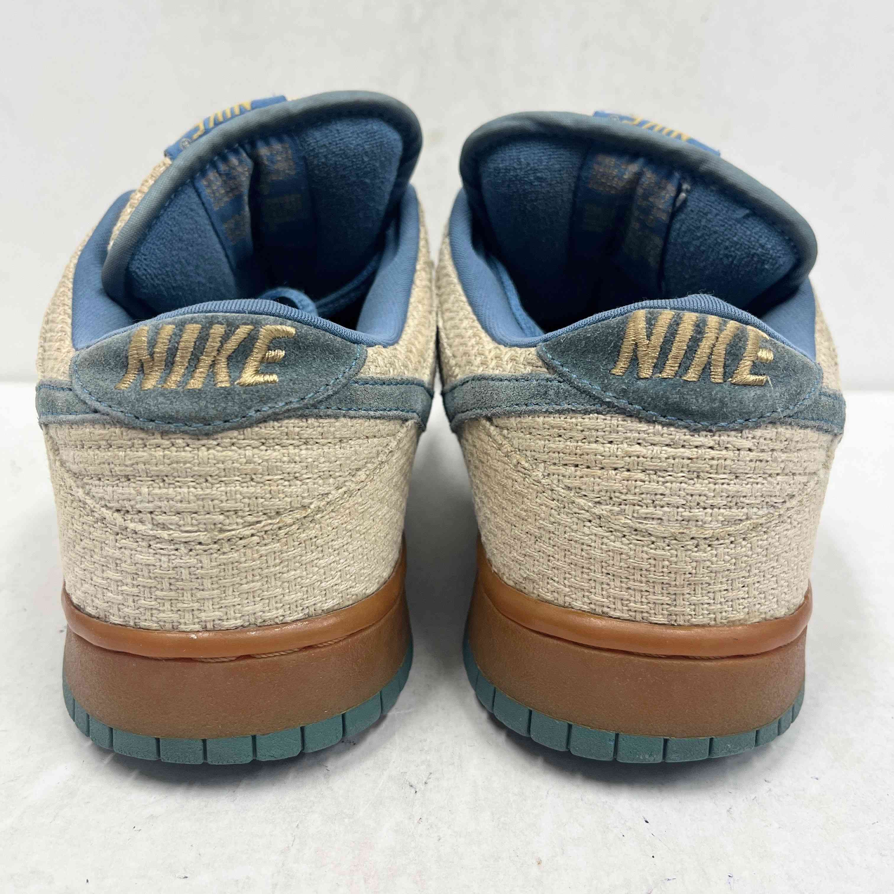 【US9】 NIKE DUNK LOW SB HEMP BLUE HEMP 304292-741 【USED】 箱無