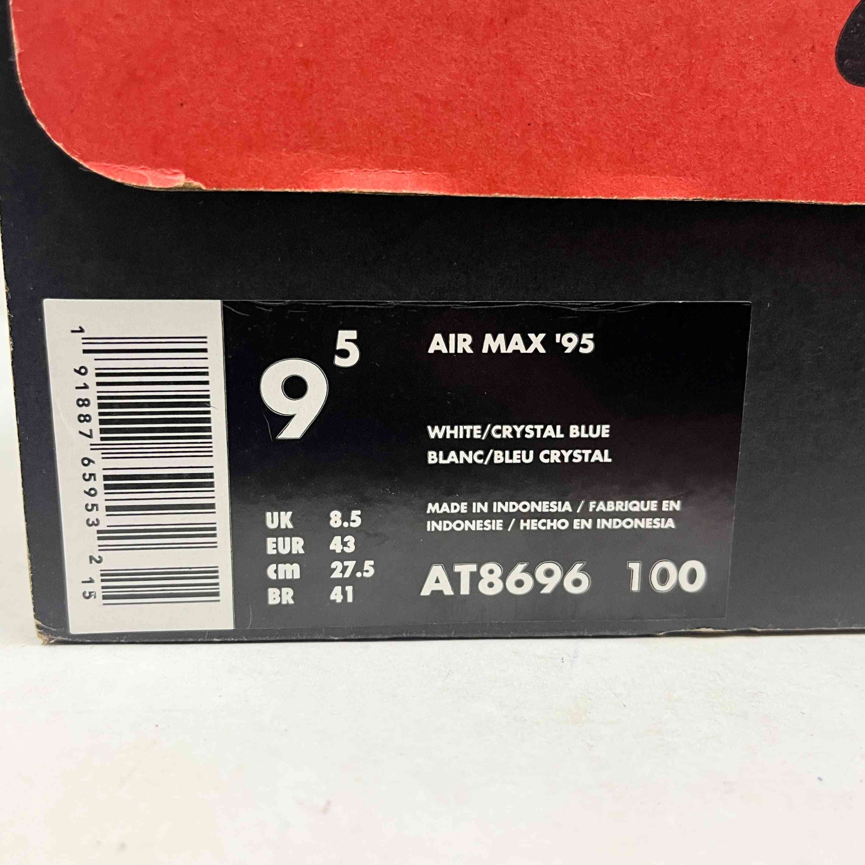 【US9.5】 NIKE AIR MAX 95 AT8696-100 【USED】