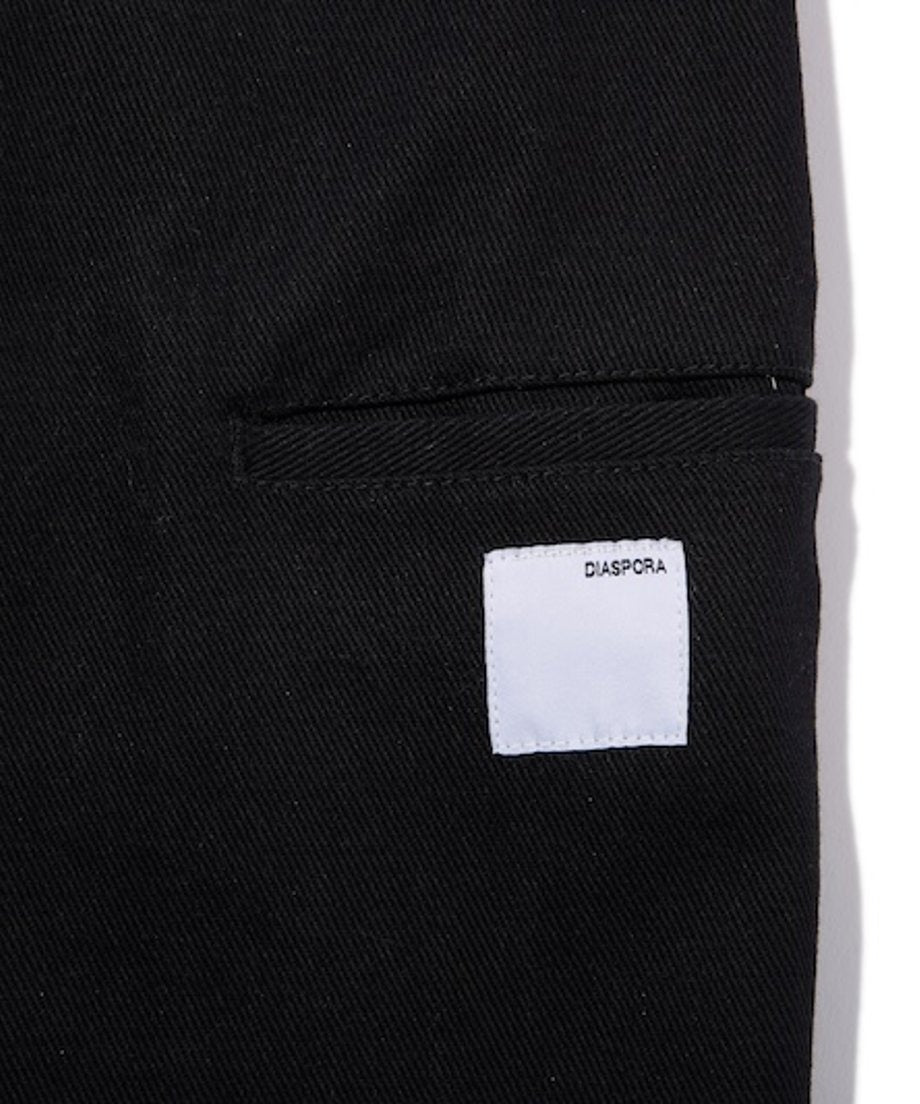 Diaspora【Double KneeComfortableTrousers】 Diaspora skateboards Double Knee Comfortable Trousers Black | WORM
