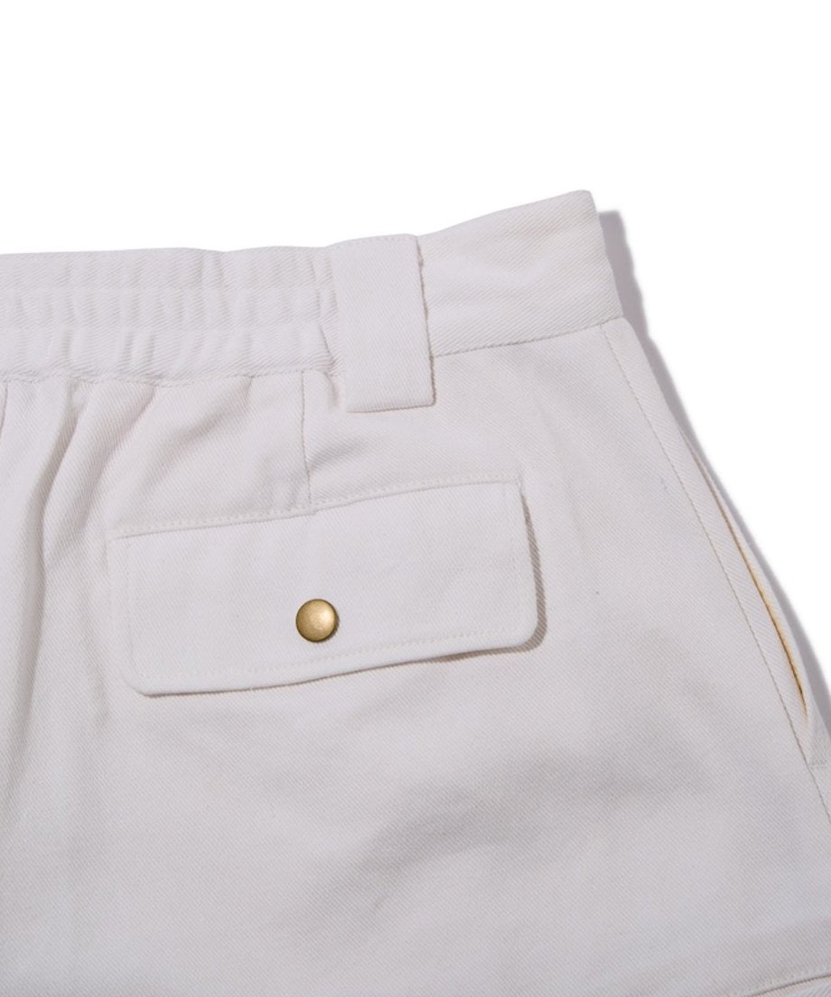 Diaspora skateboards Double Knee Comfortable Trousers White