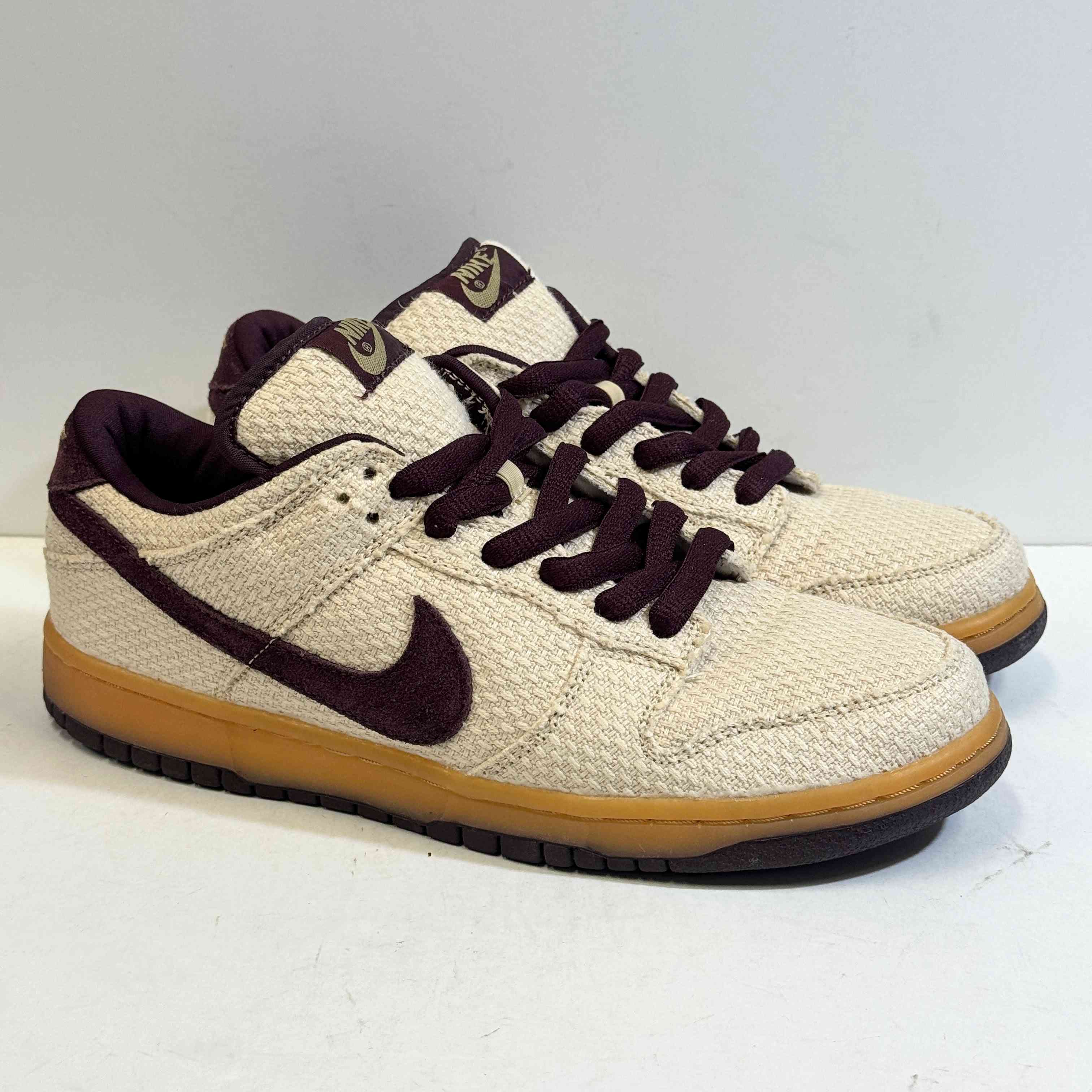【US9】 NIKE SB DUNK LOW PRO SB RED HEMP 304292-761 【USED】