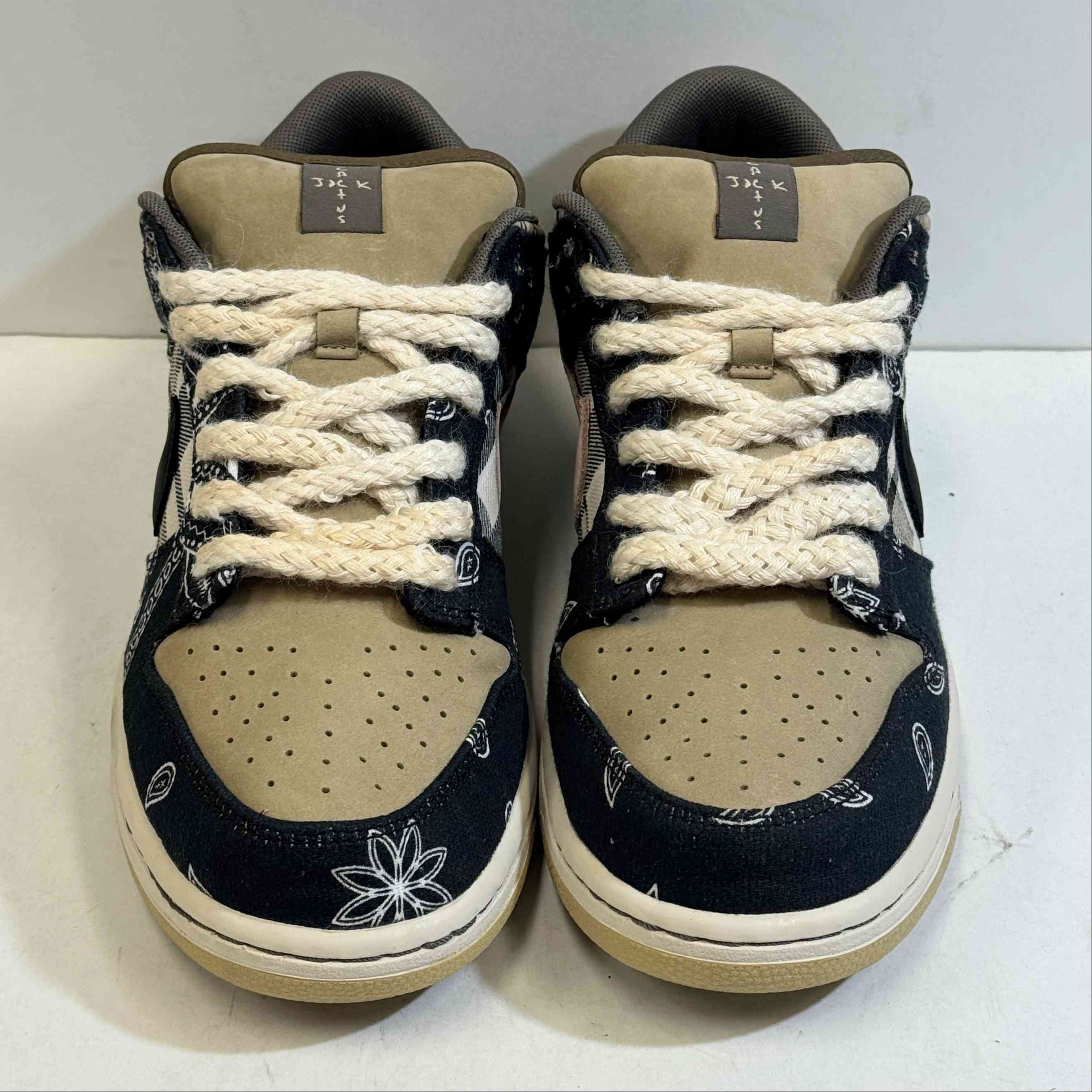 【US9】 NIKE SB SB DUNK LOW PRM QS TRAVIS SCOTT CT5053-001 【USED】