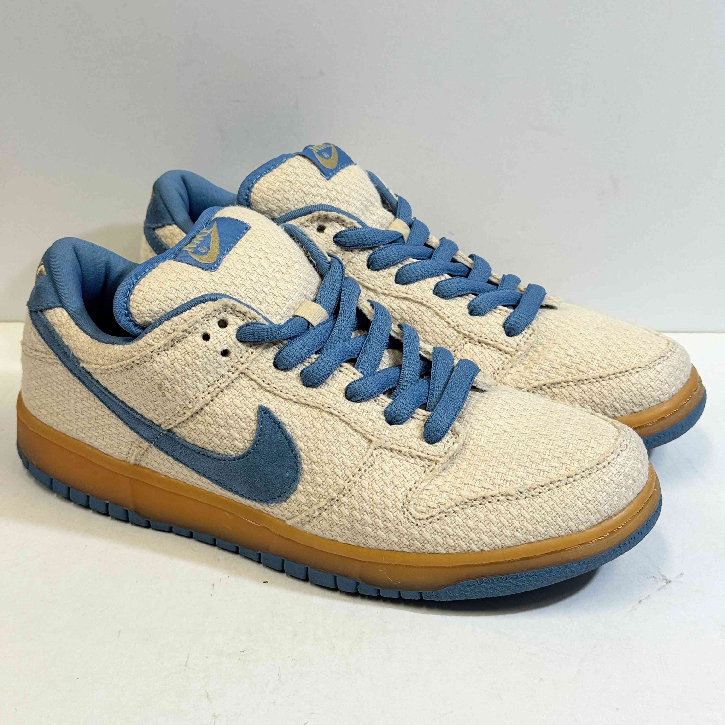 【US9】 NIKE SB DUNK LOW PREMIUM SB BLUE HEMP 304292-741 【USED】