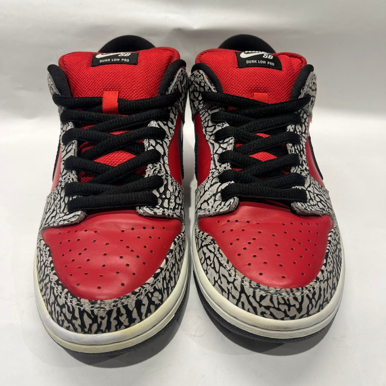 US8.5】 NIKE SB DUNK LOW PREMIUM SB Supreme 313170-600 【USED 