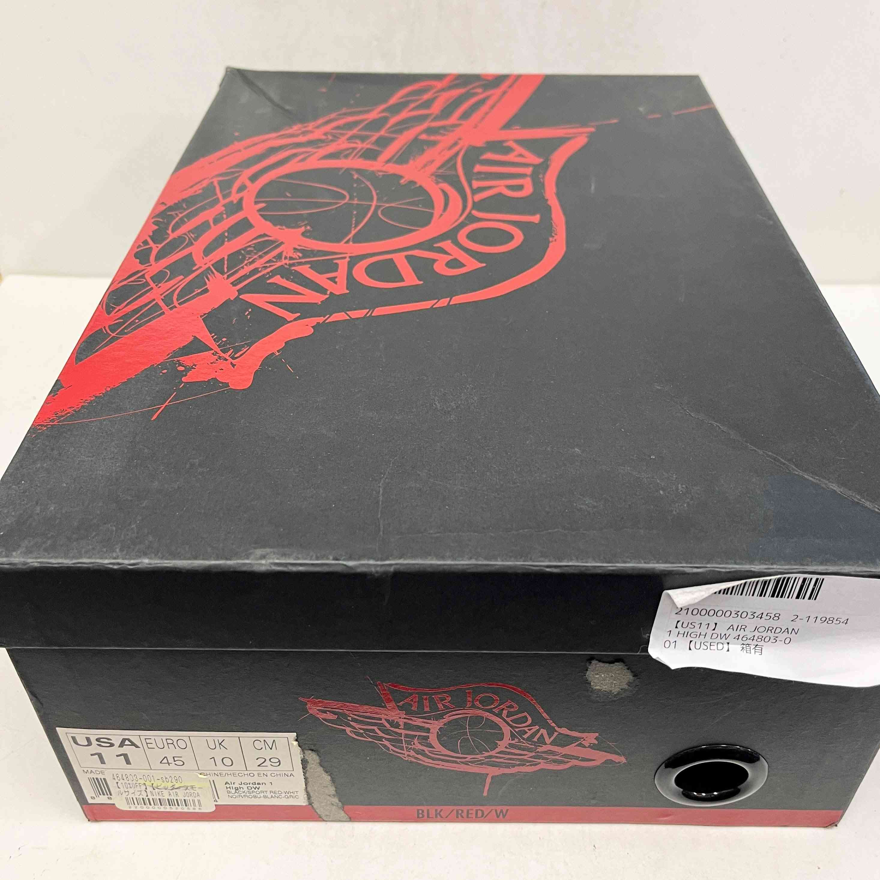 【US11】 AIR JORDAN 1 HIGH DW 464803-001 【USED】