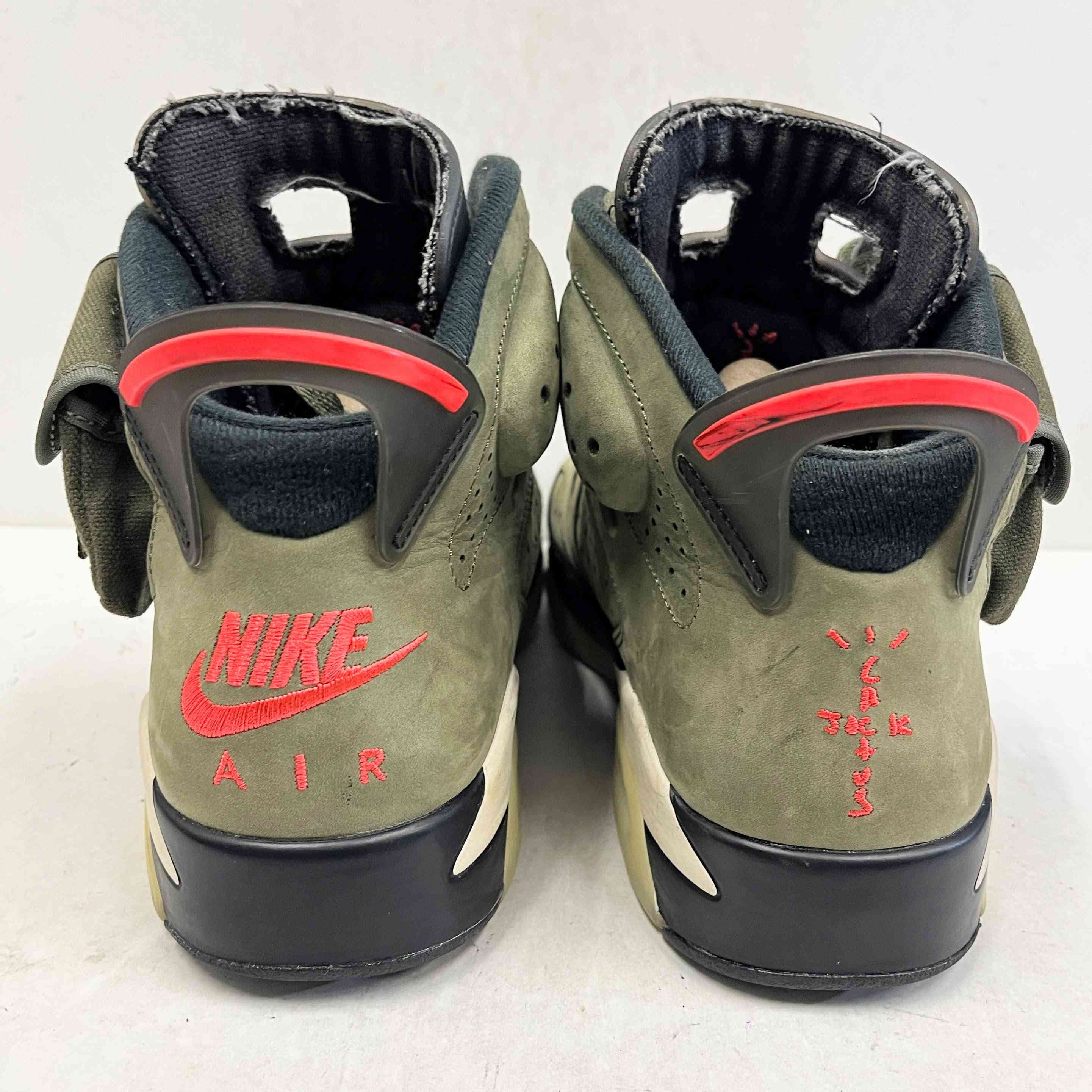 US10】 AIR JORDAN 6 RETRO SP TRAVIS SCOTT CN1084-200 【USED
