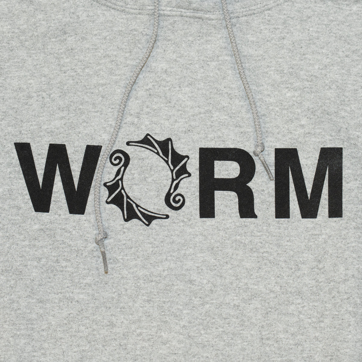 WORM LOGO HOODIE 2025 (GREY) XXL