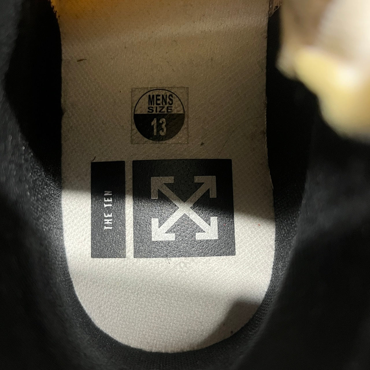 【US13】 THE:10 AIR JORDAN 1 OFF WHITE AA3834-101 【USED】