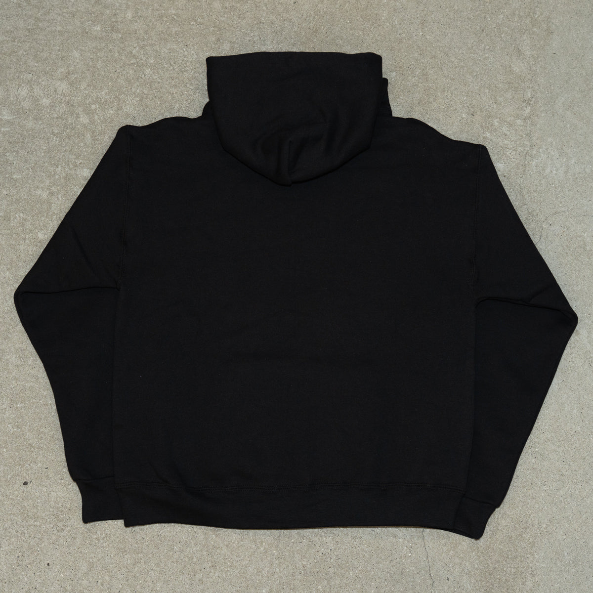 WORM COLLEGE LOGO HOODIE (BLACK)