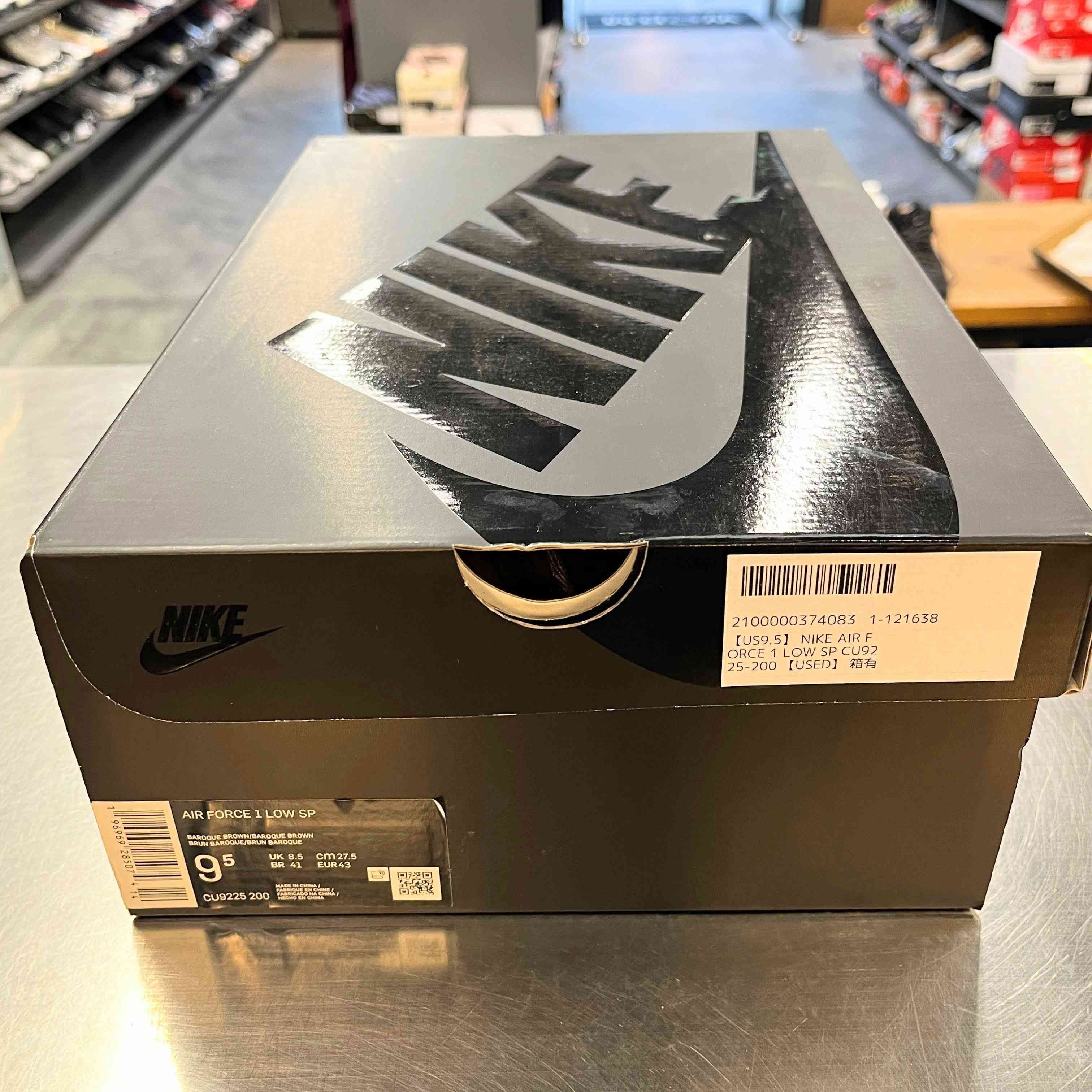 【US9.5】 NIKE AIR FORCE 1 LOW SP CU9225-200 【USED】