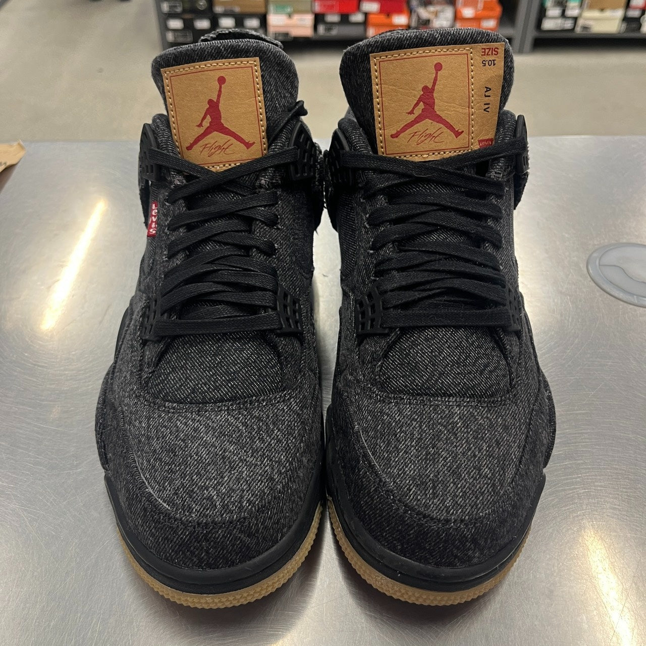 【US10.5】 AIR JORDAN 4 RETRO LEVIS NRG AO2571-001 【USED】