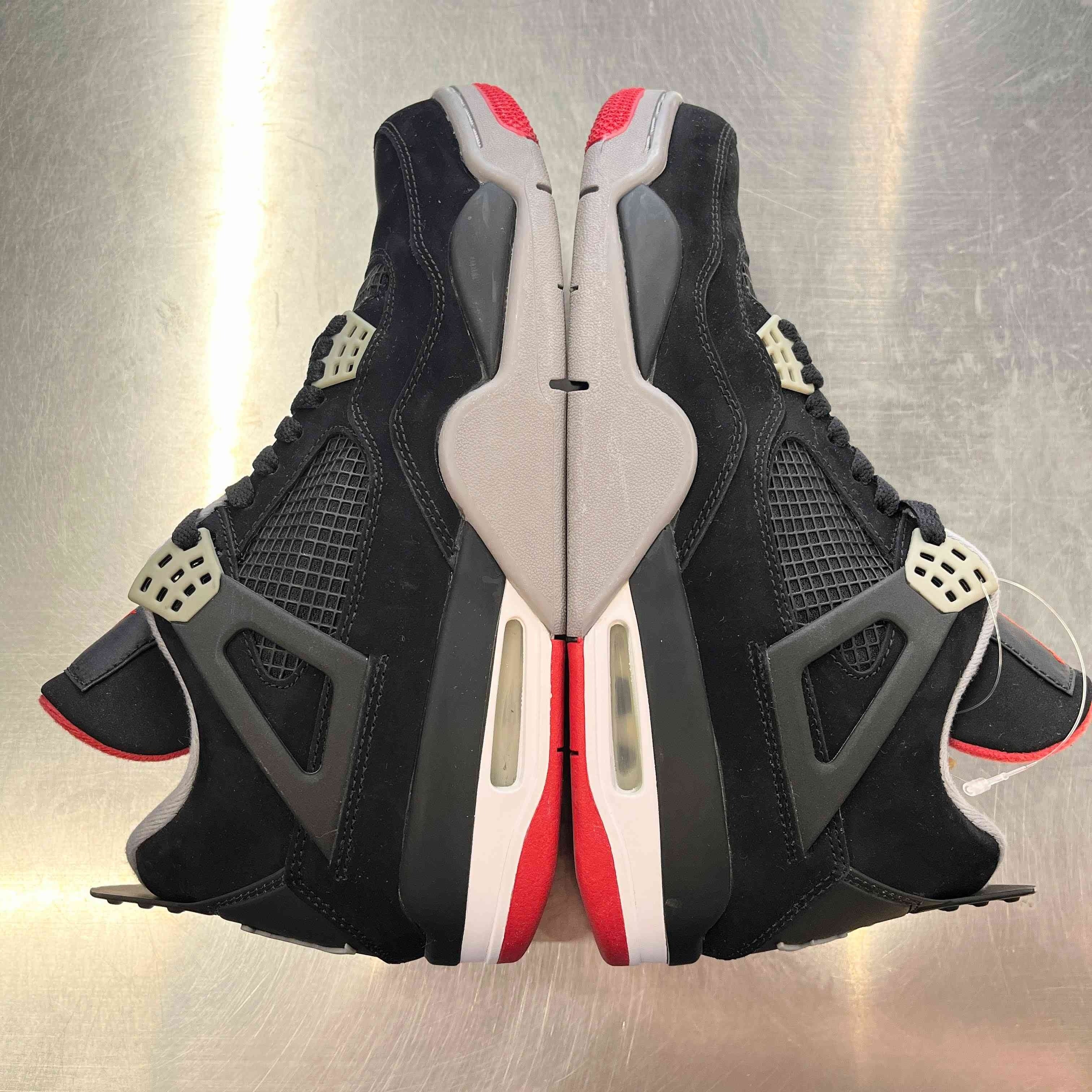 【US10】 AIR JORDAN 4 RETRO BRED 308497-089 【USED】