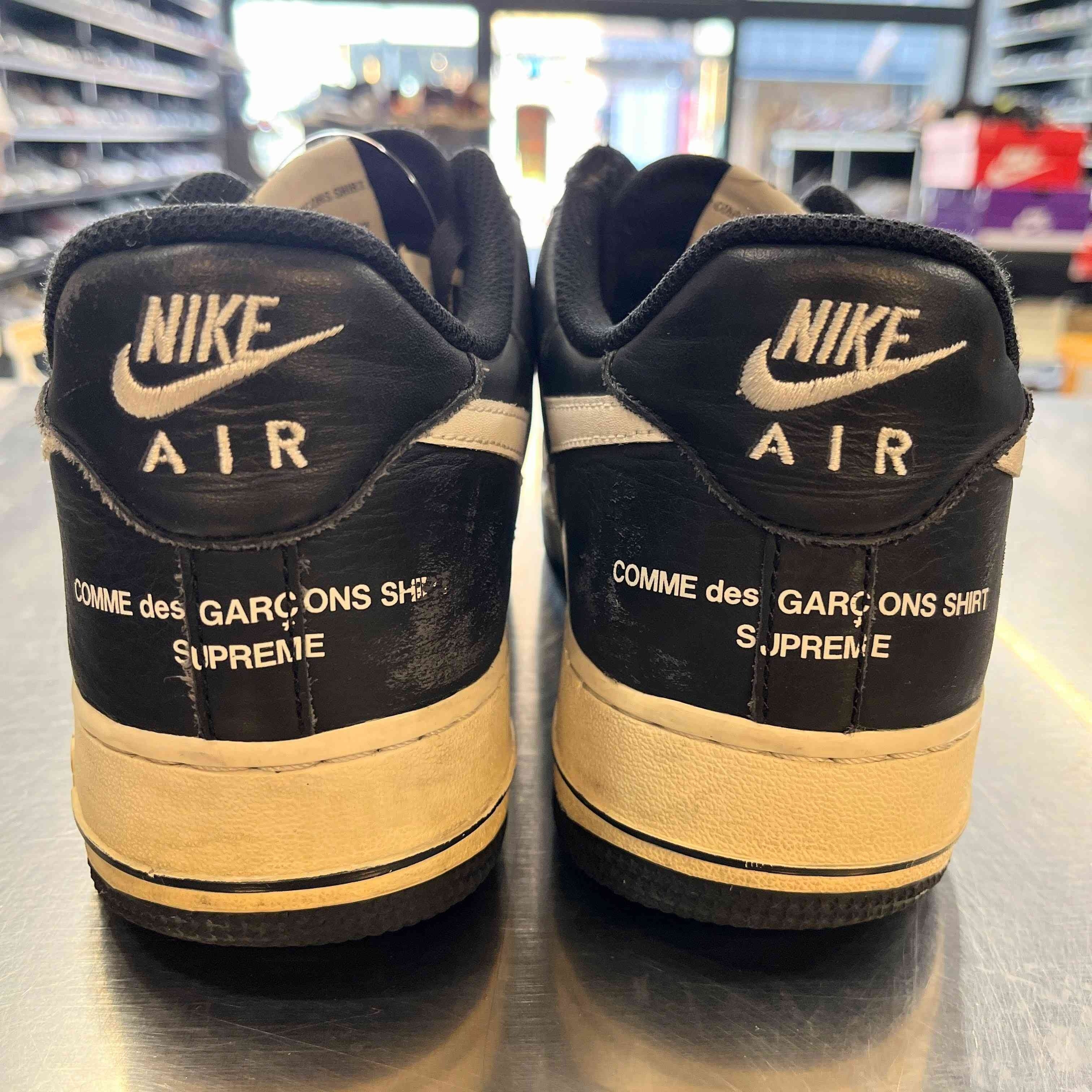 【US10】 NIKE AIR FORCE 1 / SUPREME / CDG AR7623-001 【USED】