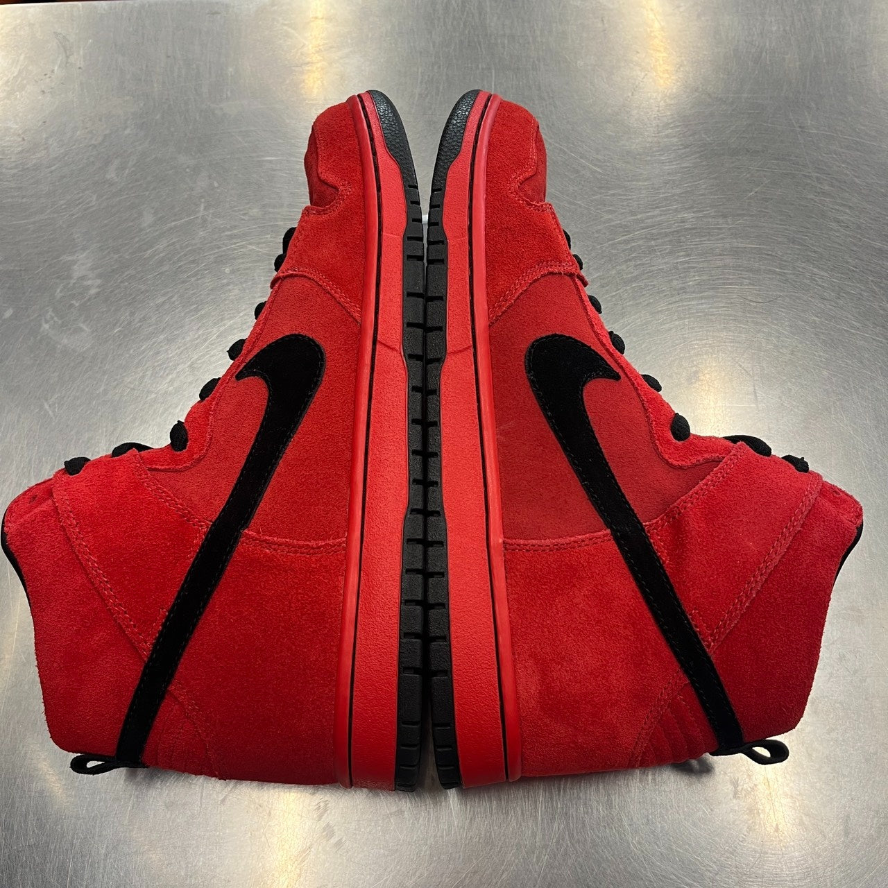 【US11】 NIKE SB DUNK HIGH PRO SB Red Devil 305050-600 【USED】