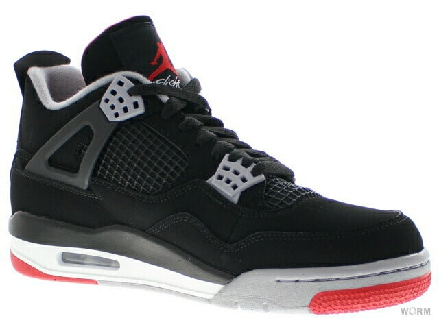 【US9.5】 AIR JORDAN 4 RETRO BRED 308497-060 【DS】