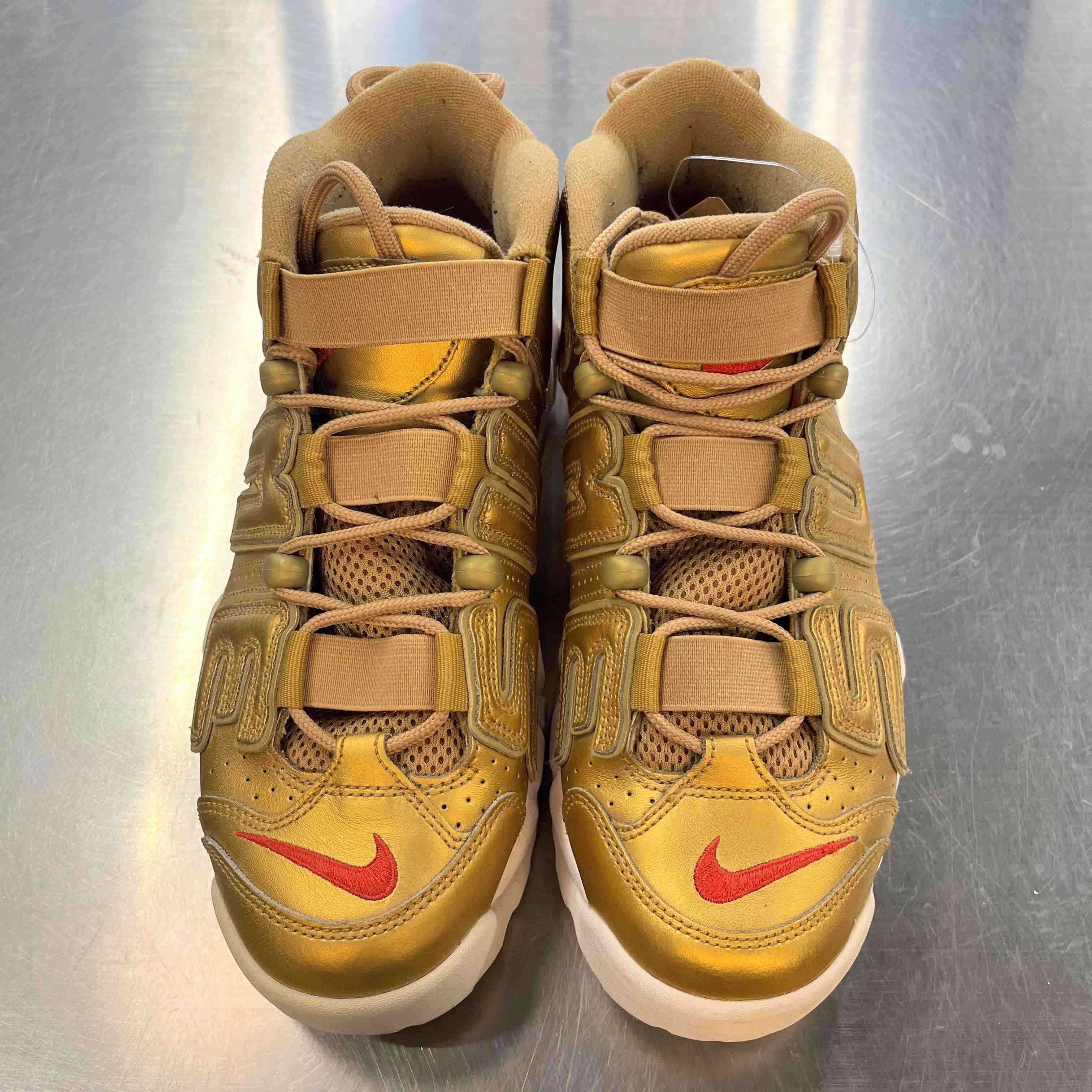【US8.5】 NIKE AIR MORE UPTEMPO SUPREME 902290-700 【USED】