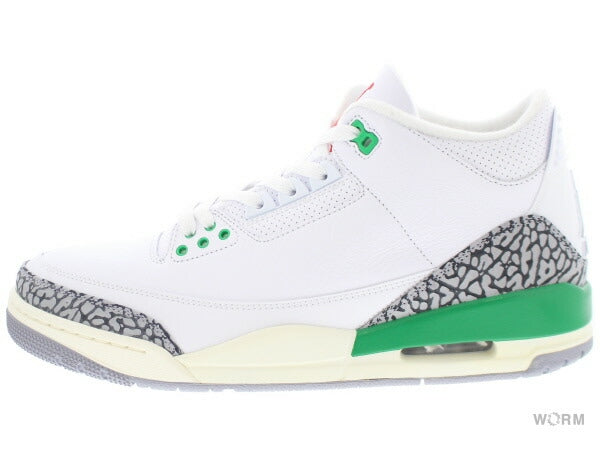 【W US10】 WNNS AIR JORDAN 3 RETRO Lukey Green CK9246-136 【DS】