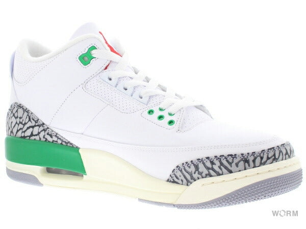 【W US10】 WNNS AIR JORDAN 3 RETRO Lukey Green CK9246-136 【DS】