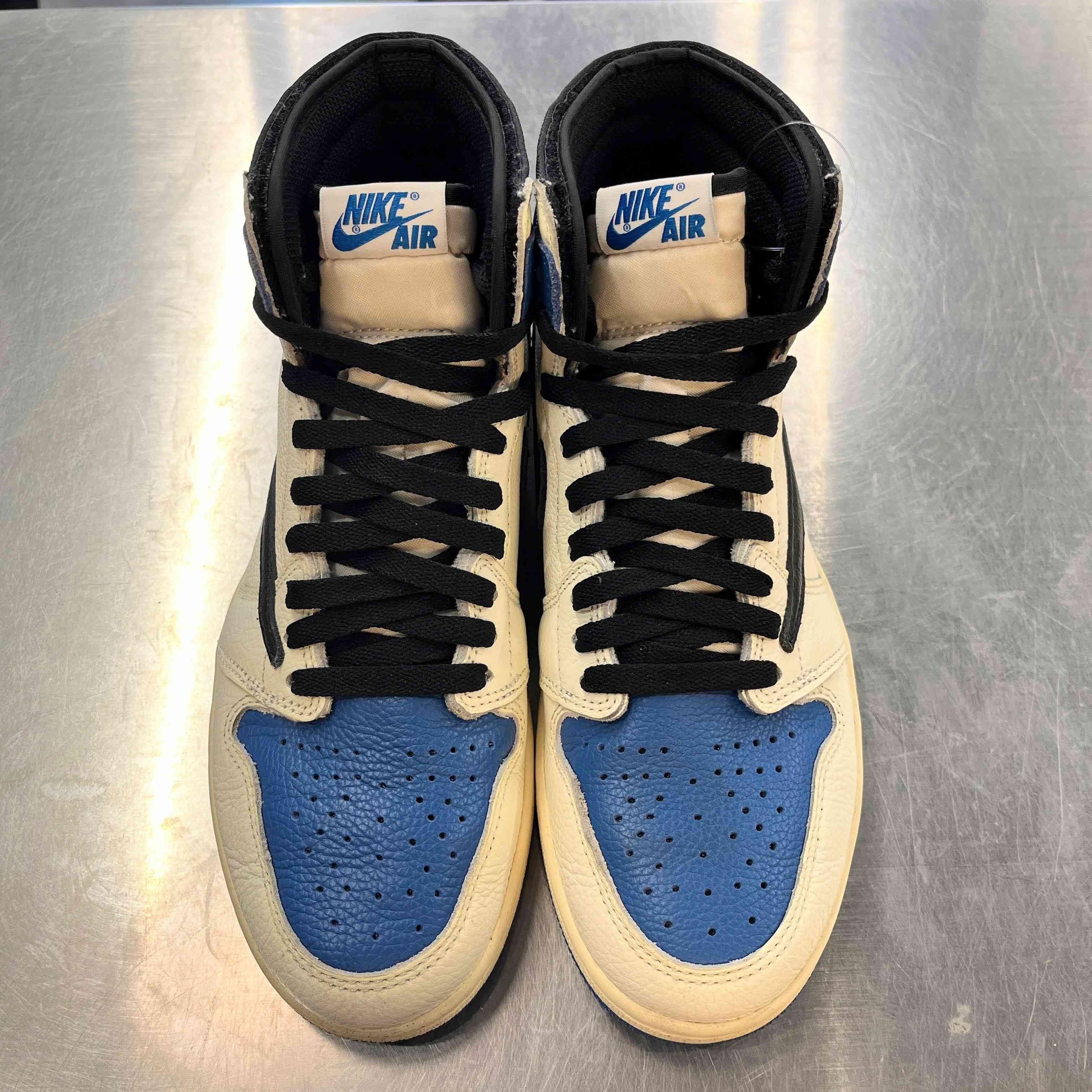 【US8.5】 AIR JORDAN 1 RETRO HIGH OG SP Travis Scott / Fragment DH3227-105 【USED】