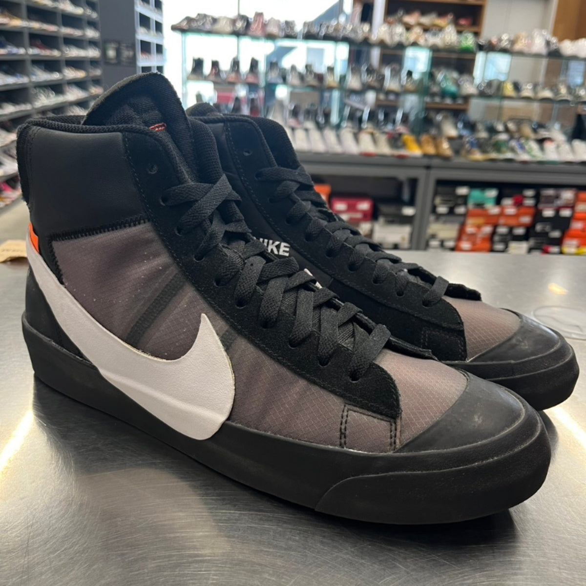 US12】 NIKE THE:10 BLAZER MID OFF WHITE AA3832-001 【USED】 | WORM  