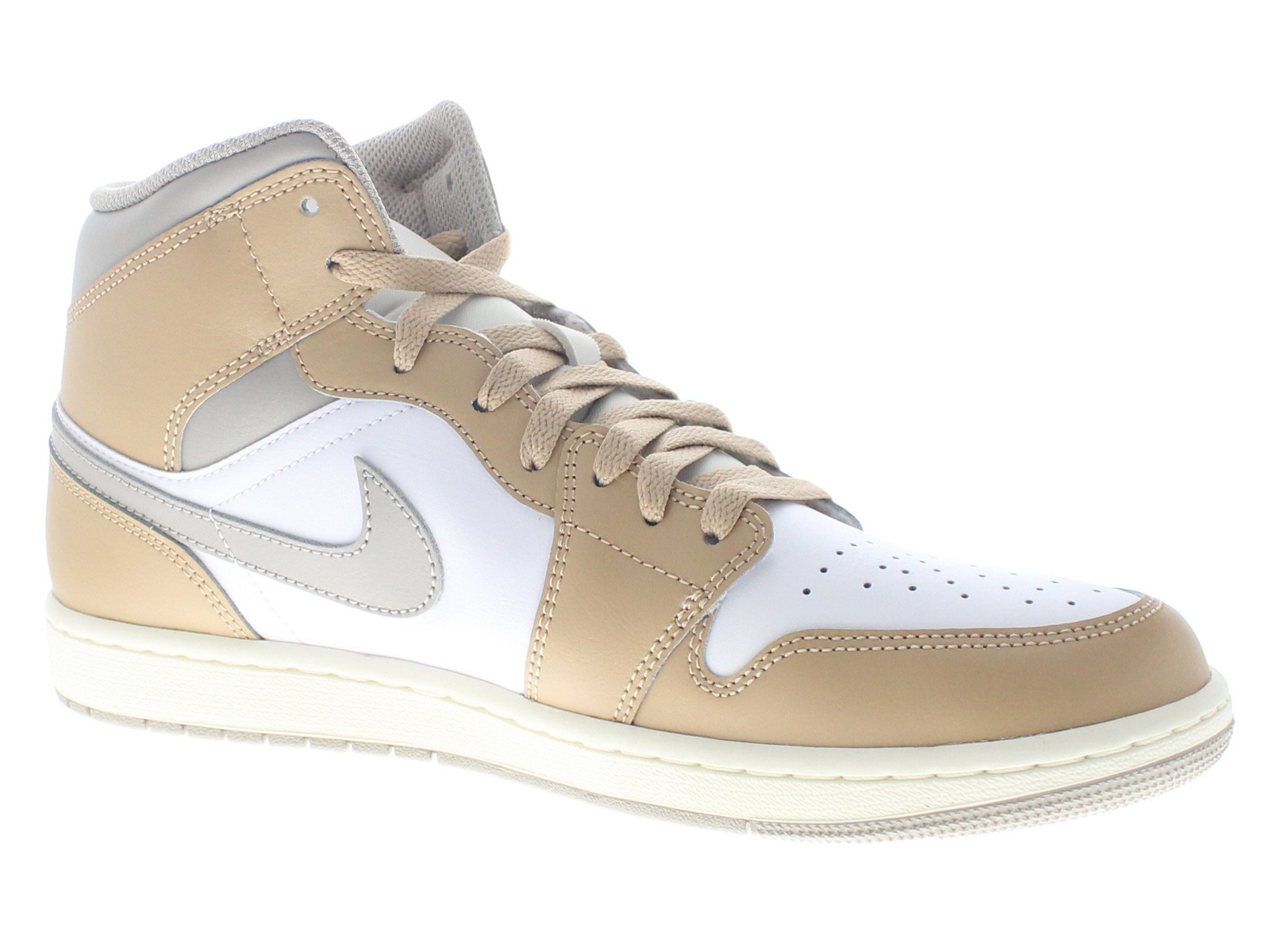 げんじんさま専用　Nike Air Jordan 1 ホワイト/ベージュ　セット Air Jordan 1 Mid GS White Rattan | DQ8423-153 | The Sole Supplier