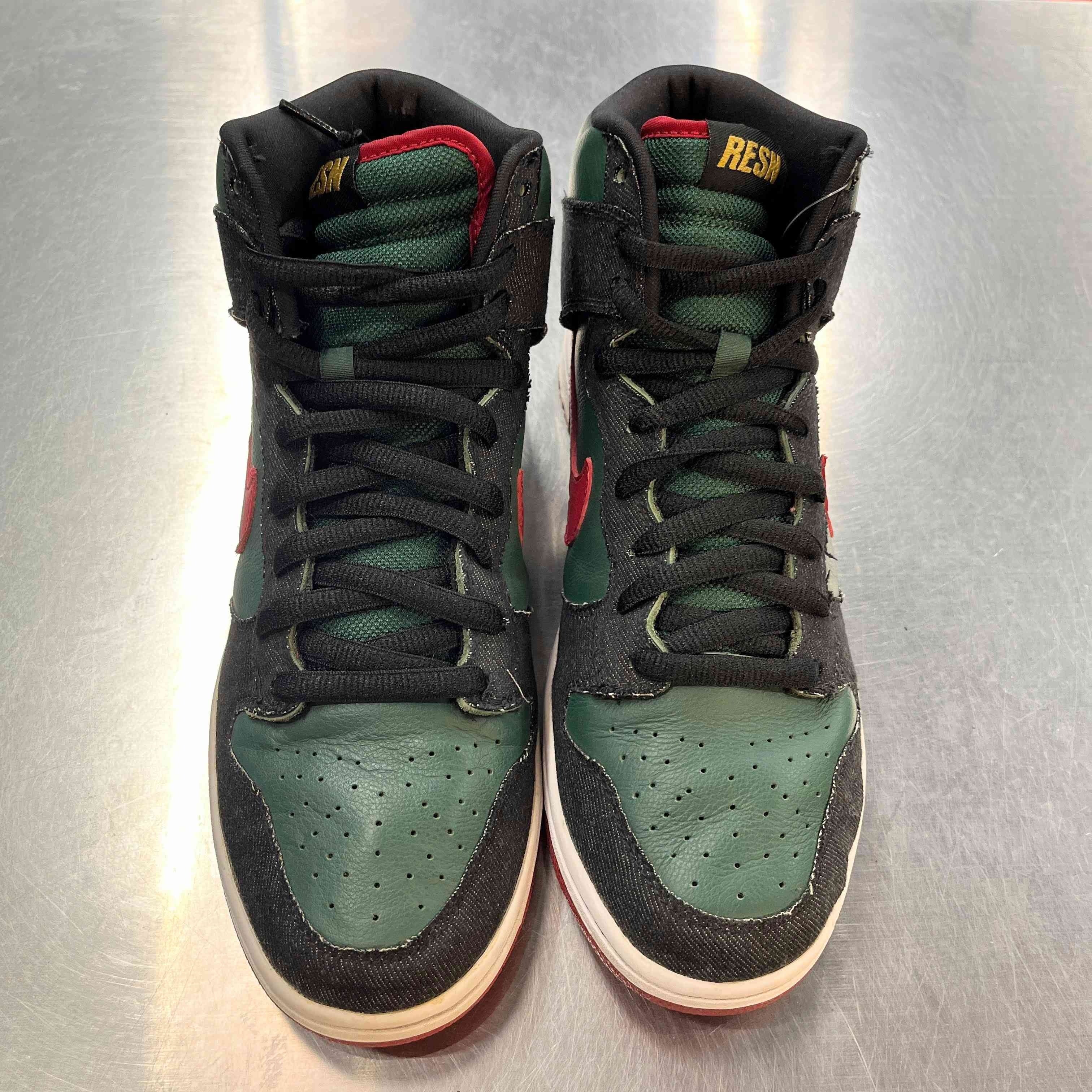 【US11】 NIKE SB DUNK HIGH PREMIUM SB RESN 313171-362 【USED】