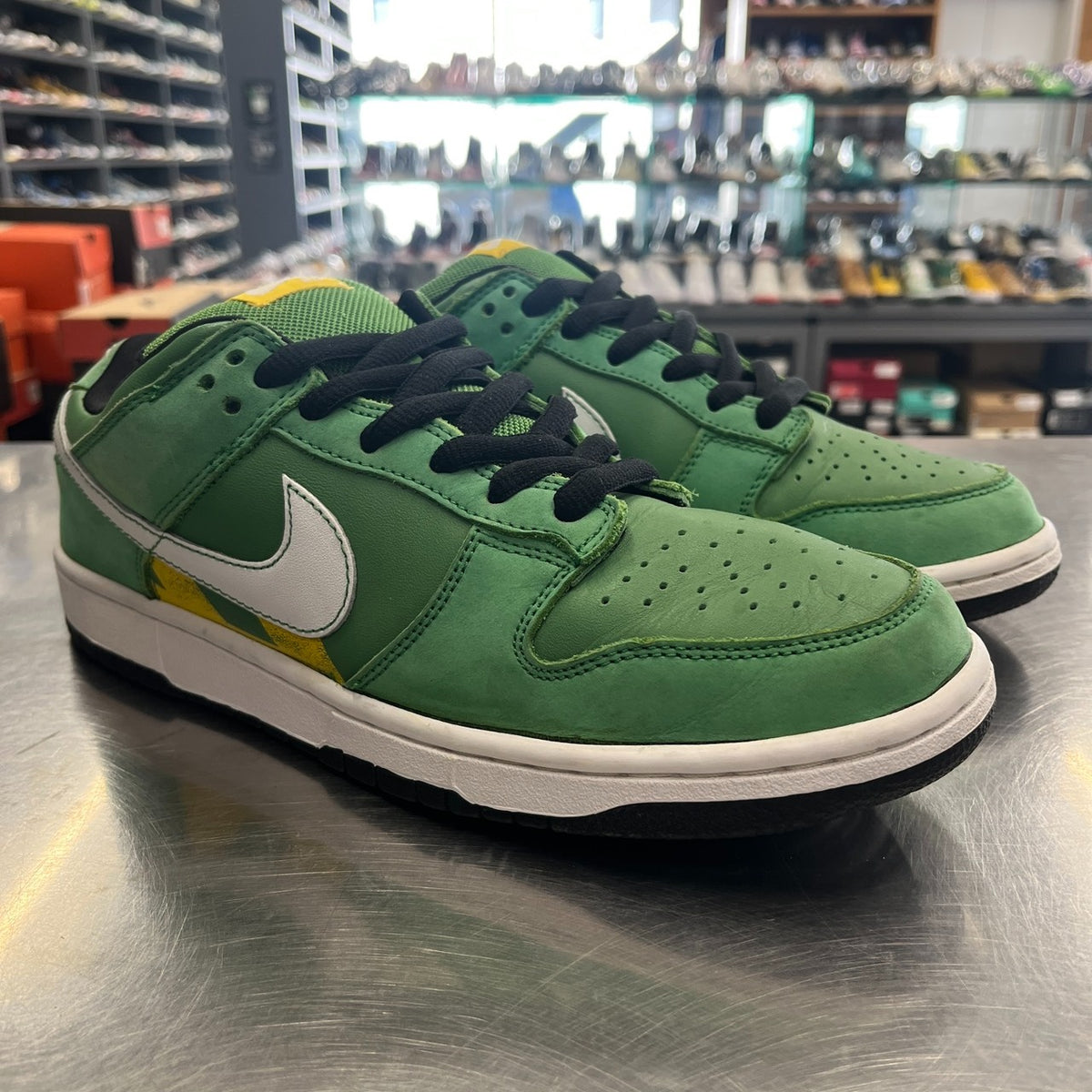 US11】 NIKE SB DUNK LOW PRO SB Tokyo Green Taxi 304292-311 【USED 
