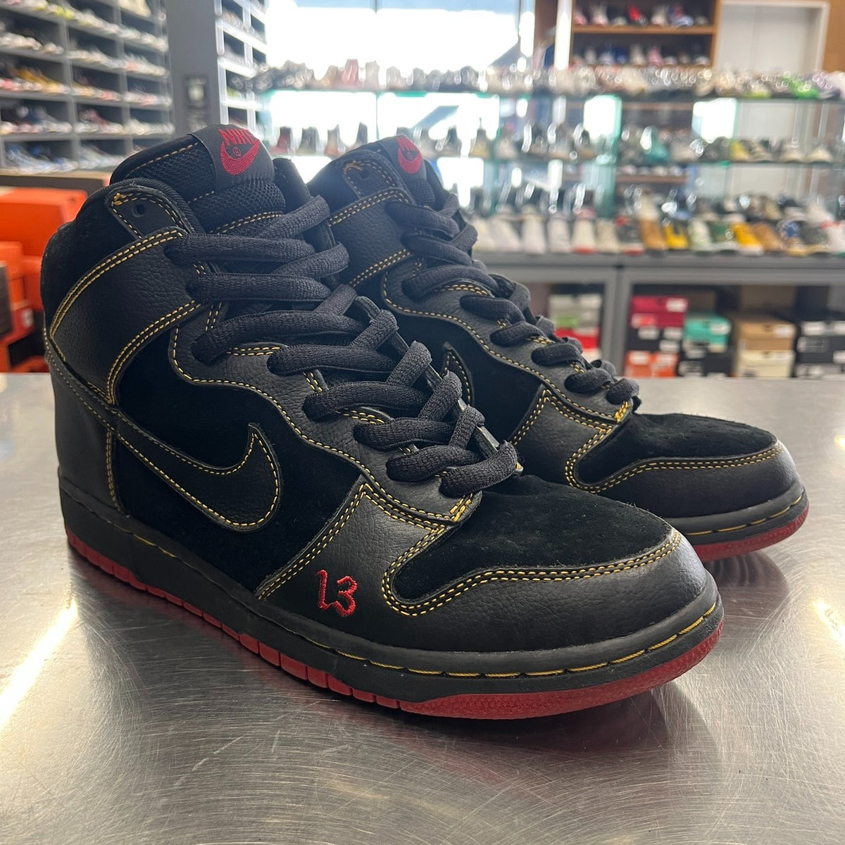 US9】 NIKE SB DUNK HIGH PRO SB Unlucky 305050-001 【USED】 | WORM 