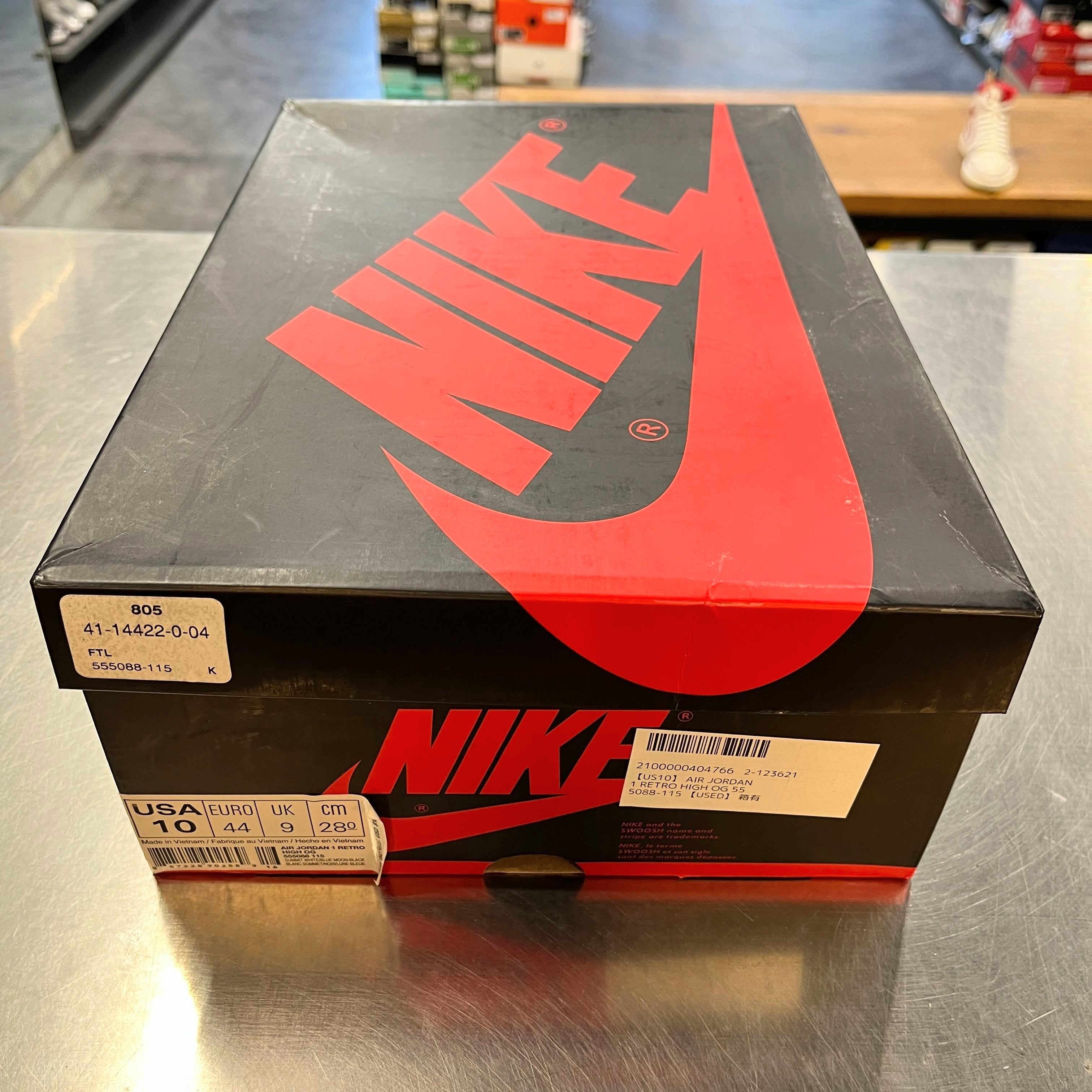 【US10】 AIR JORDAN 1 RETRO HIGH OG 555088-115 【USED】
