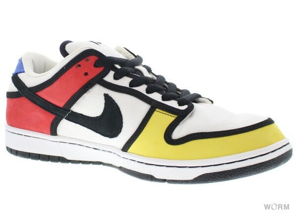 【US8】 NIKE DUNK LOW PRO SB Piet Mondrian 304292-702 【DS】