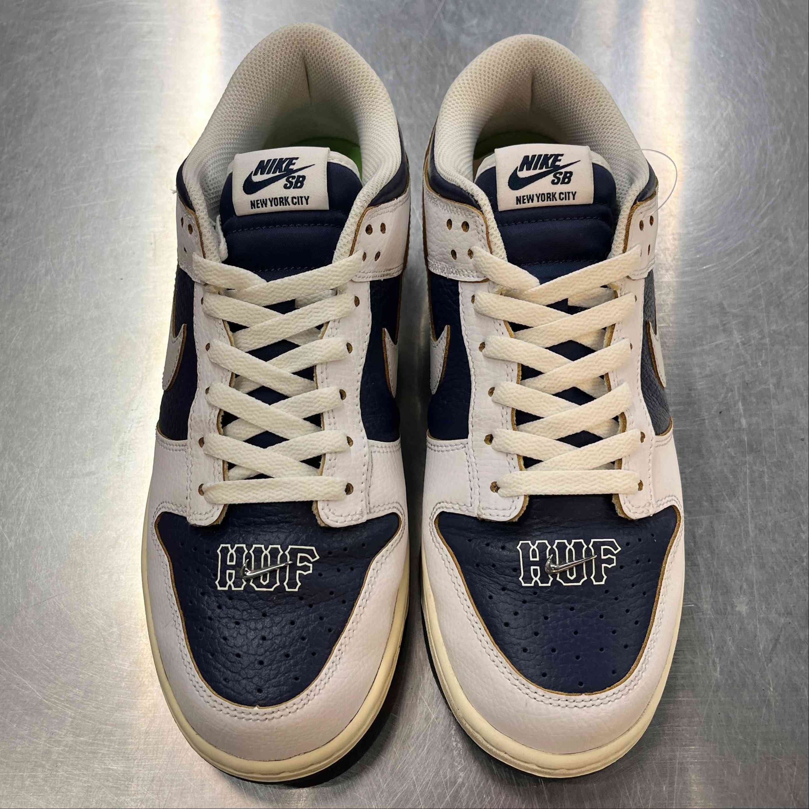 【US9】 NIKE SB SB DUNK LOW OG QS HUF FD8775-100 【USED】