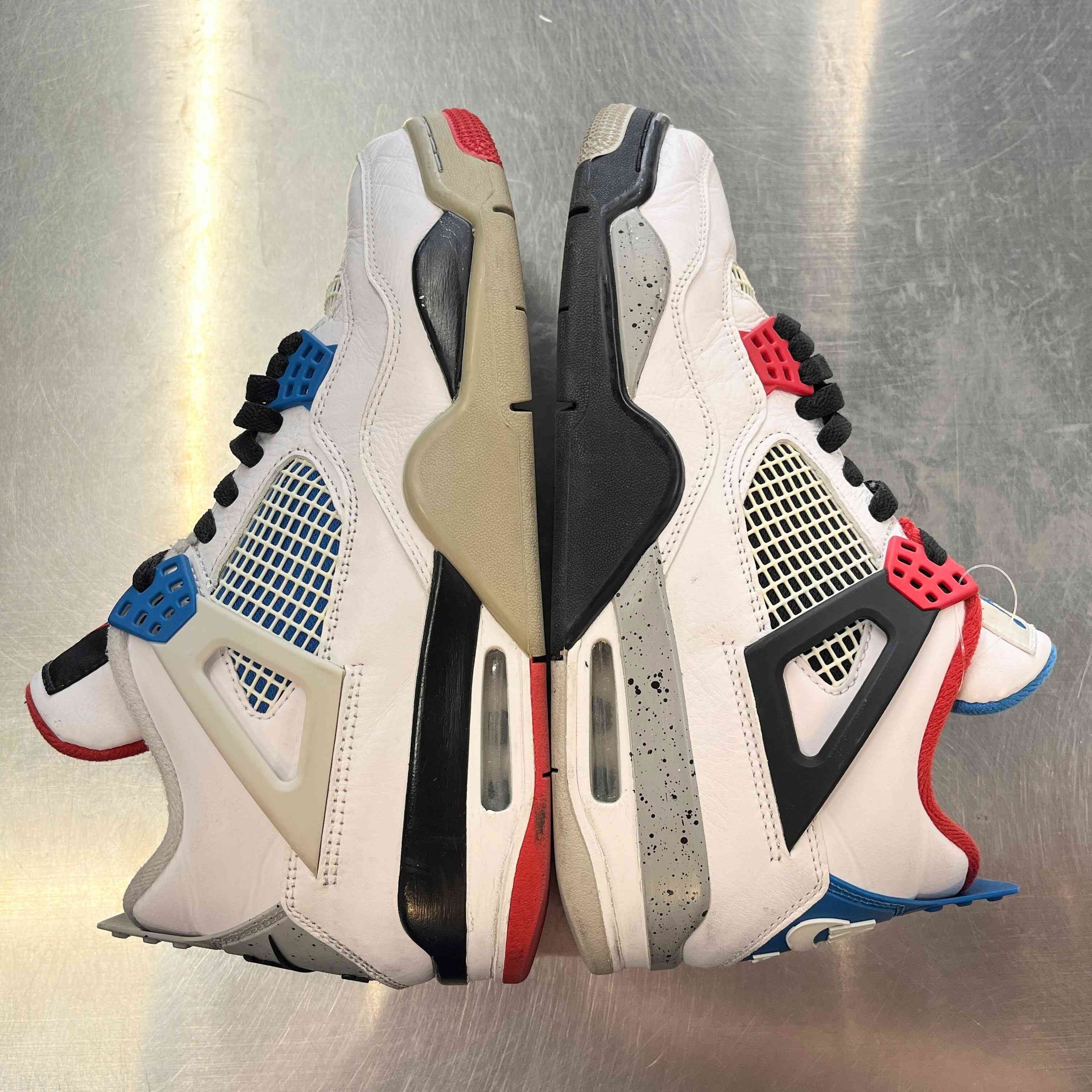 【US9】 AIR JORDAN 4 RETRO SE WHAT THE 4 CI1184-146 【USED】