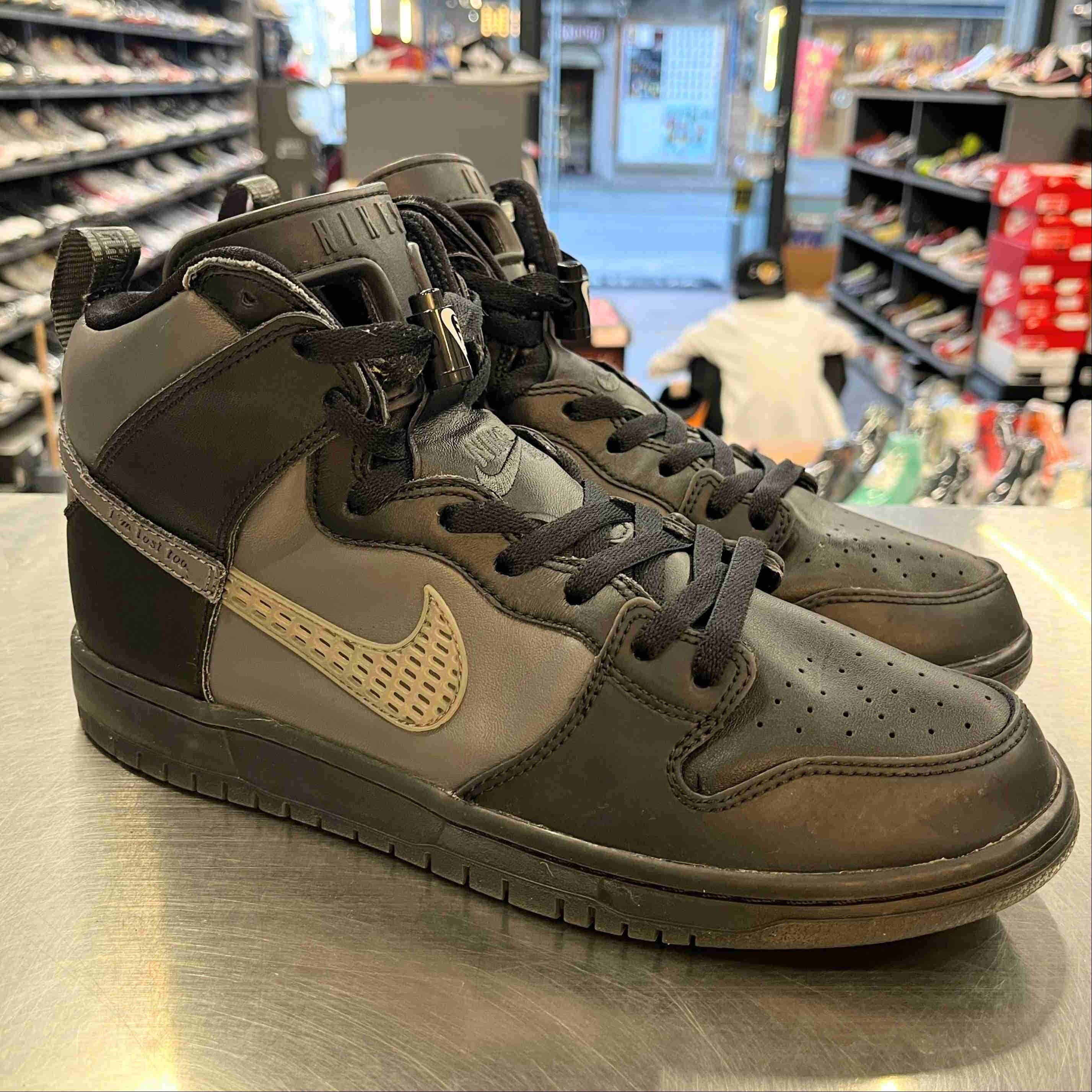 【US9.5】 NIKE SB SB DUNK HIGH PRO PRM QS BV1052-001 【USED】