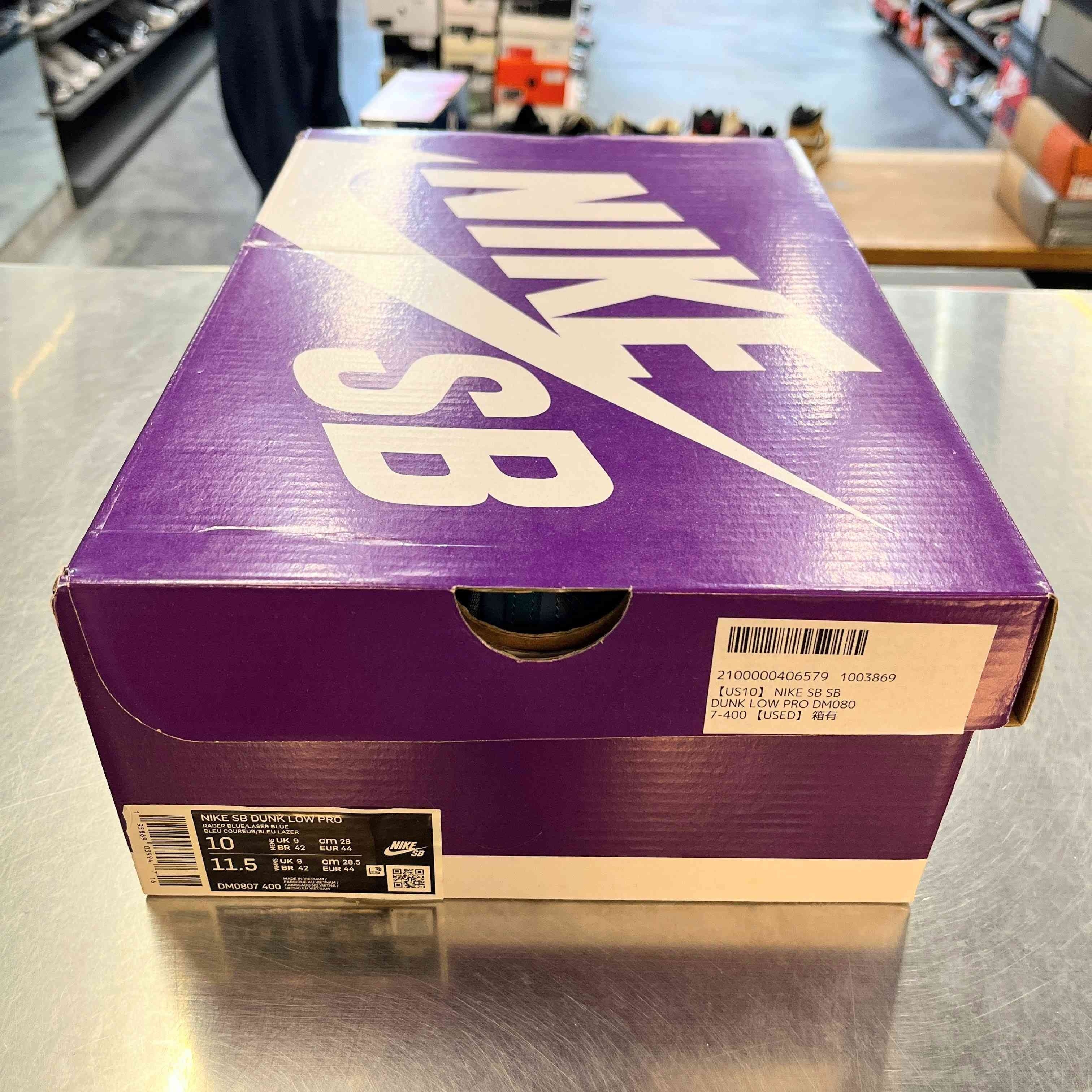 【US10】 NIKE SB SB DUNK LOW PRO DM0807-400 【USED】