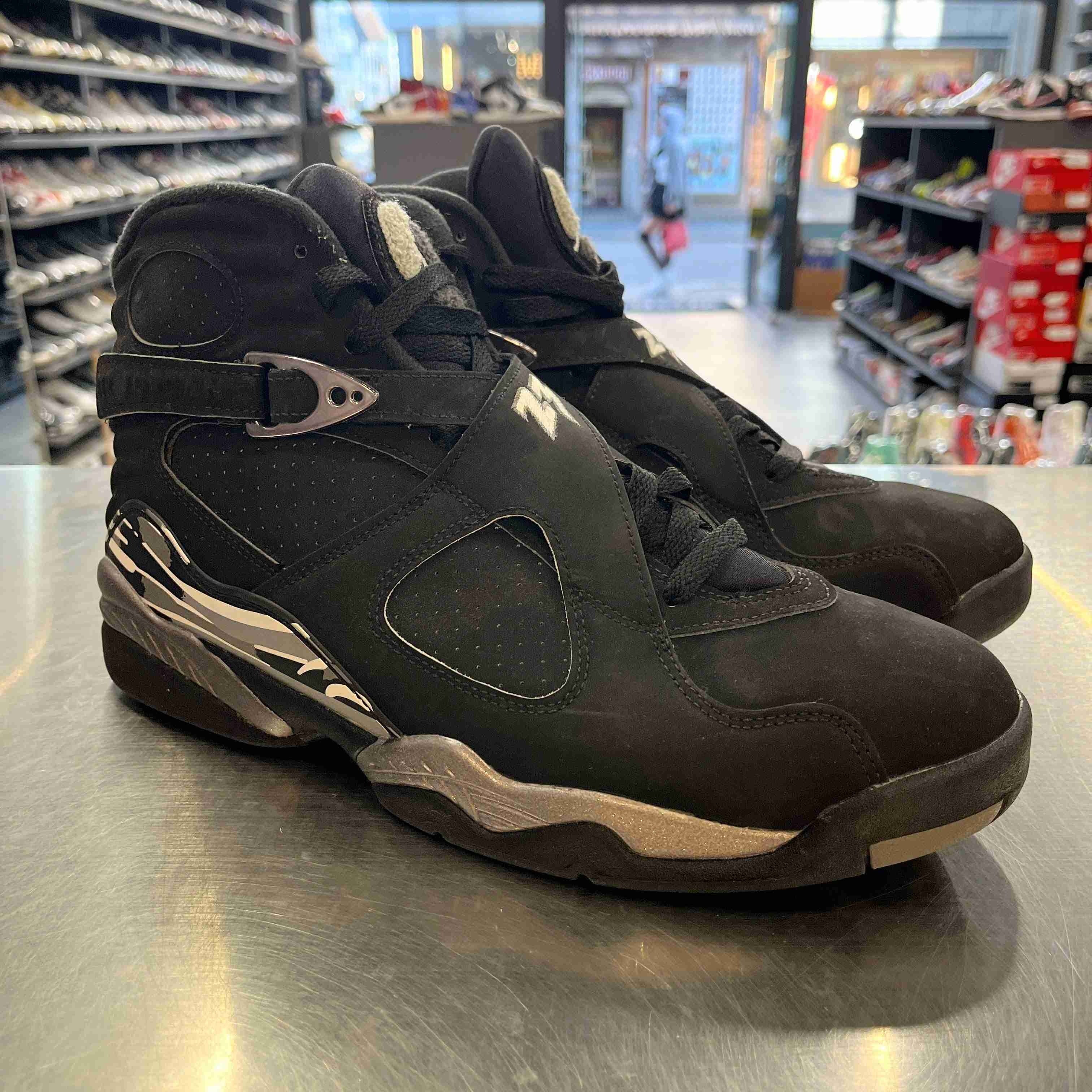 US10.5】 AIR JORDAN 8 RETRO Chrome 305381-003 【USED】 | WORM