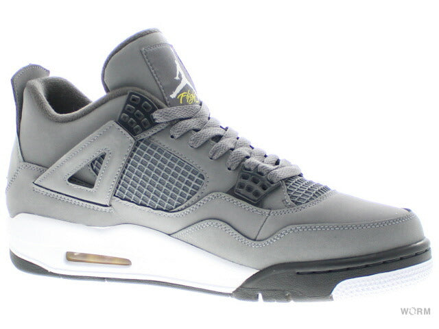 【US12】 AIR JORDAN 4 RETRO COOL GREY 308497-007 【DS】