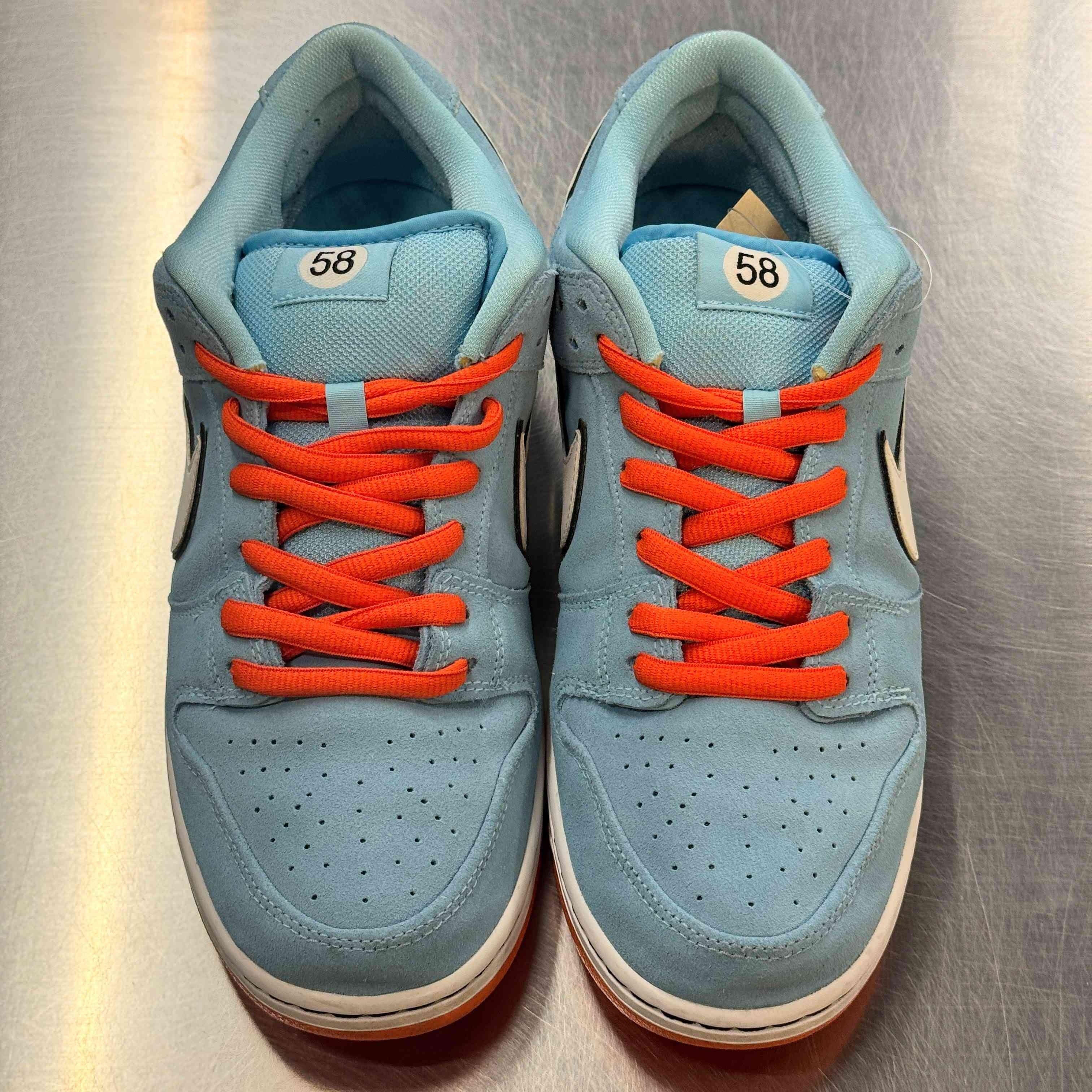 【US12】 NIKE SB SB DUNK LOW PRO GULF RACING BQ6817-401 【USED】