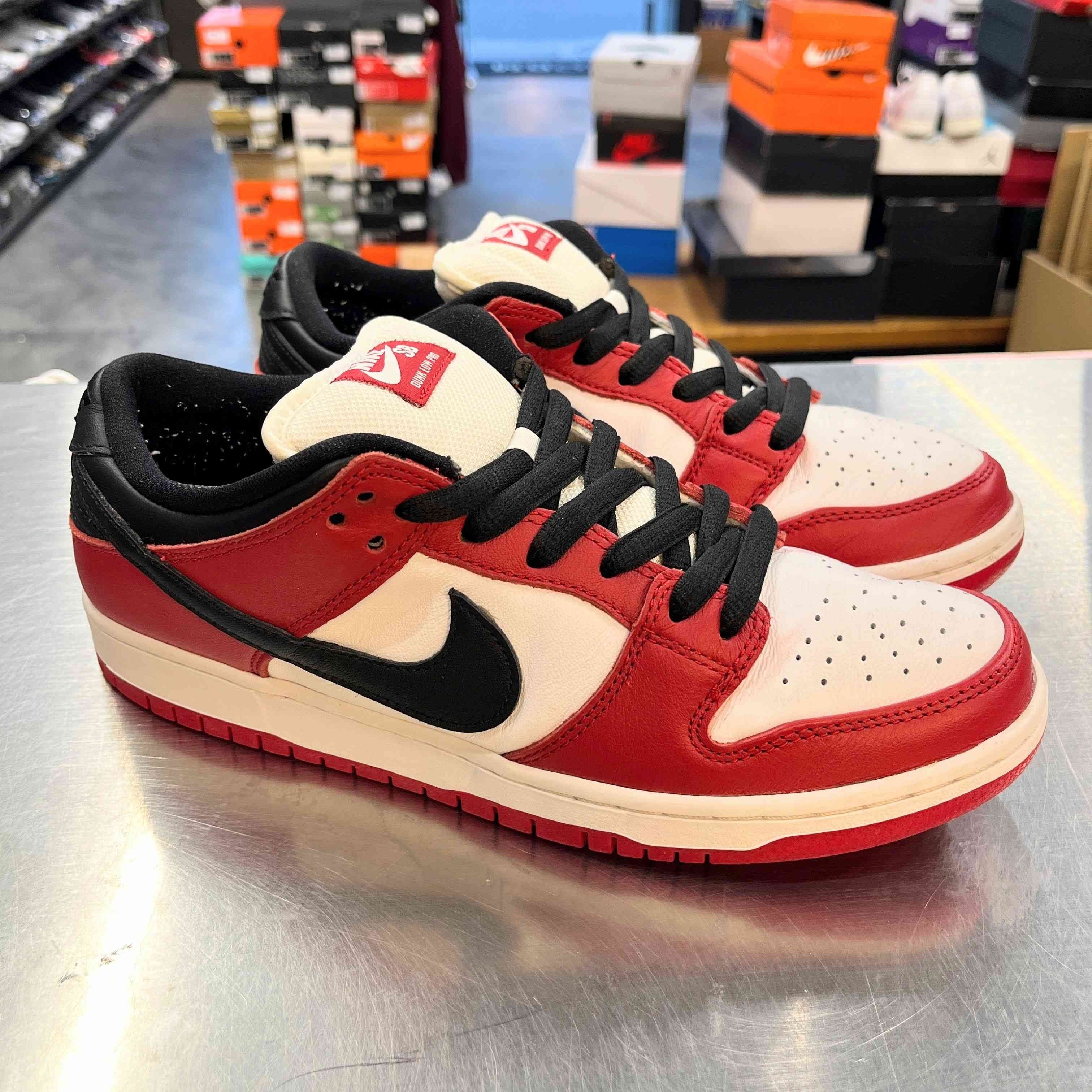 【US9】 NIKE SB SB DUNK LOW PRO CHICAGO BQ6817-600 【USED】