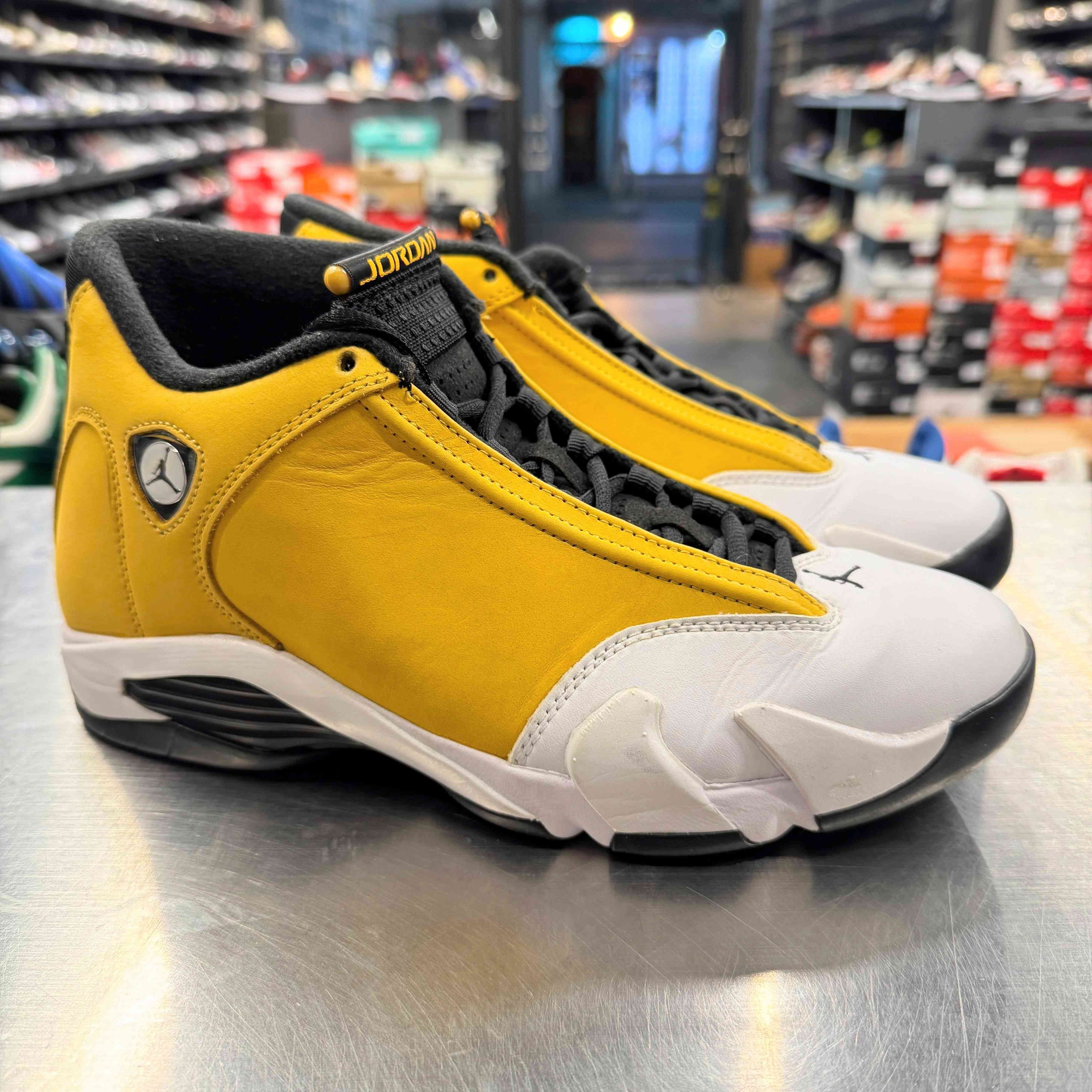 【US7】 NIKE AIR JORDAN 14 RETRO 487471-701 【USED】 箱違