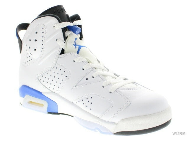 【US8.5】 AIR JORDAN 6 RETRO SPORT BLUE 384664-107 【DS】