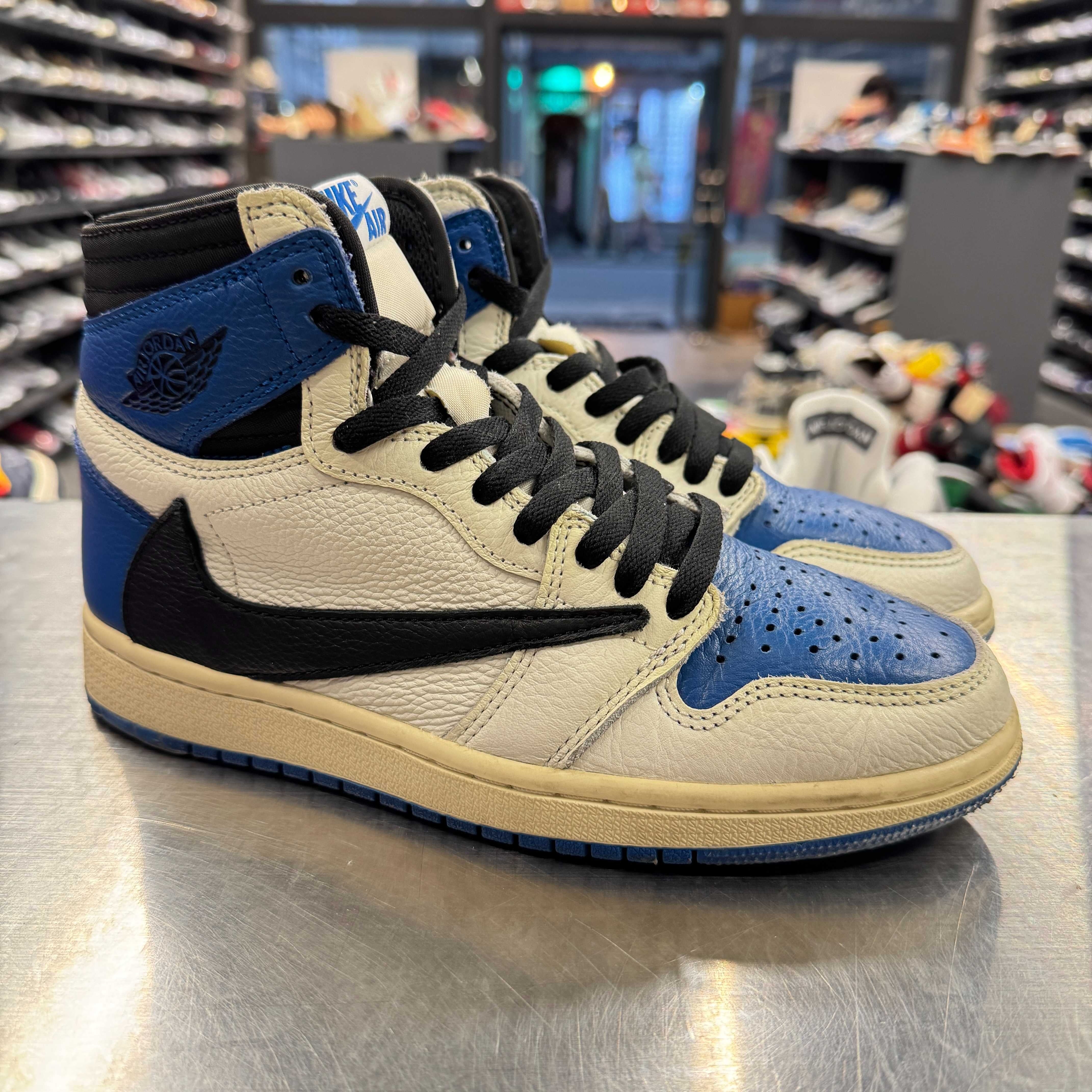 【US6】 AIR JORDAN 1 RETRO HIGH OG SP FRAGMENT/TRAVIS SCOTT DH3227-105 【USED】